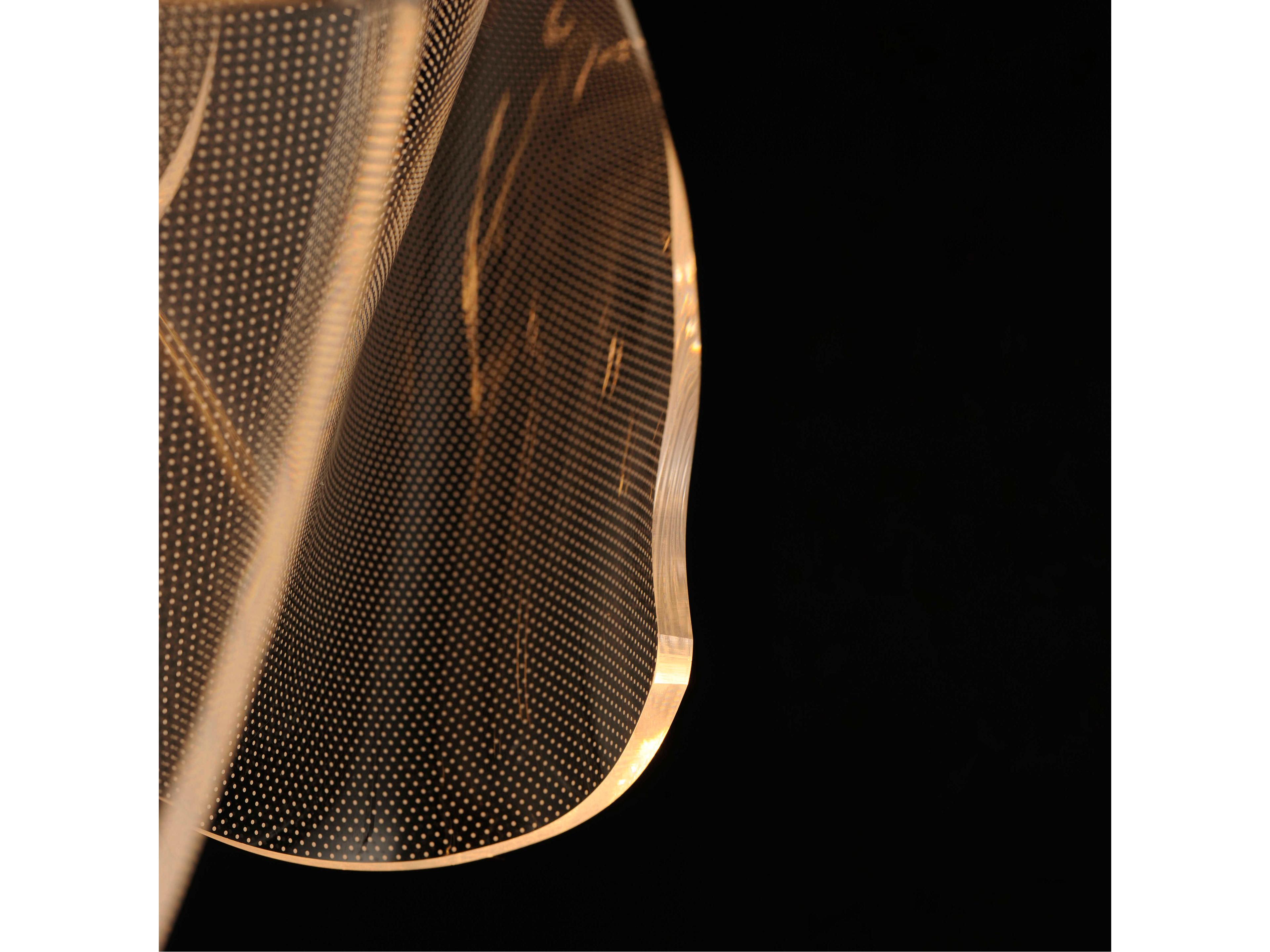 ET2 Rinkle 3-Light Brushed Gunmetal LED Pendant