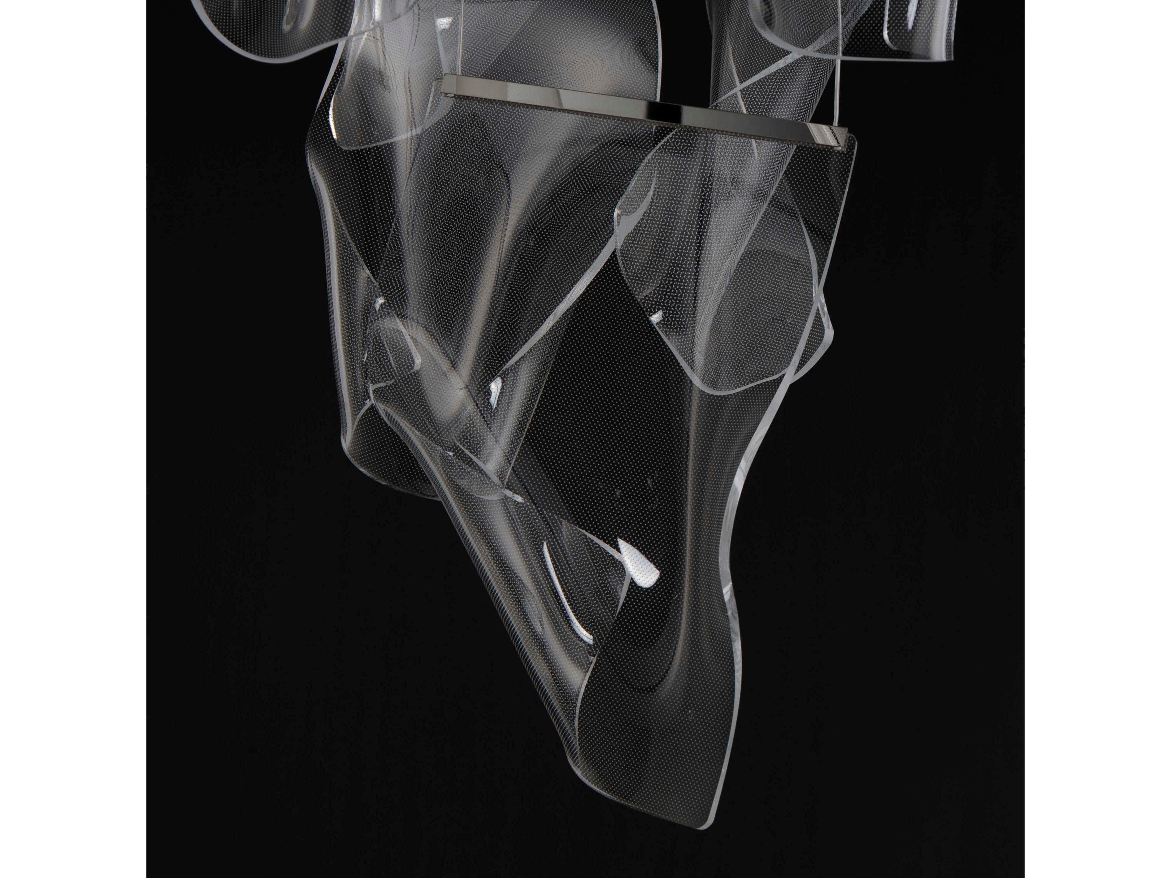 ET2 Rinkle 24-Light Brushed Gunmetal LED Pendant