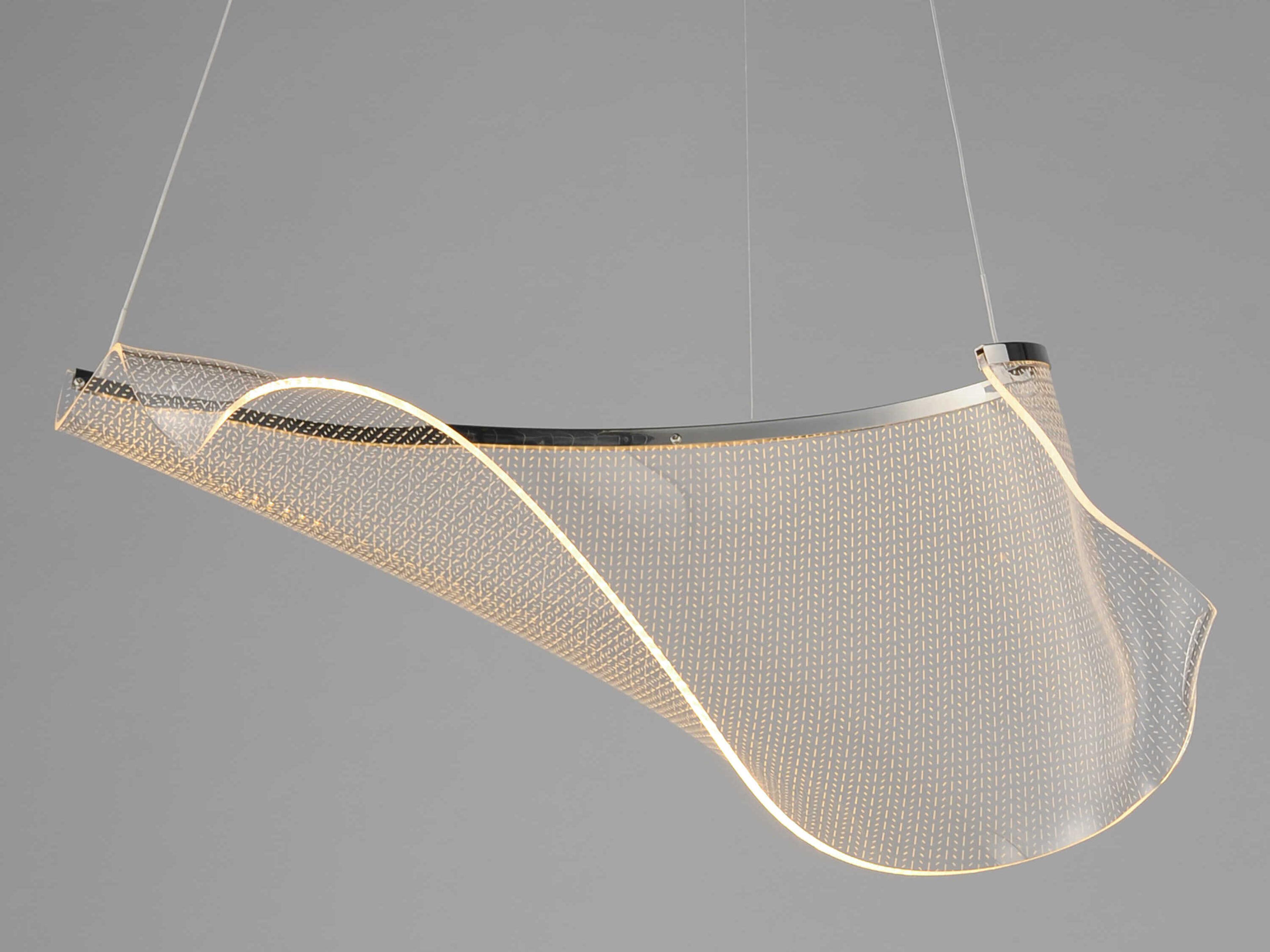 ET2 Rinkle 1-Light Polished Chrome Island Pendant