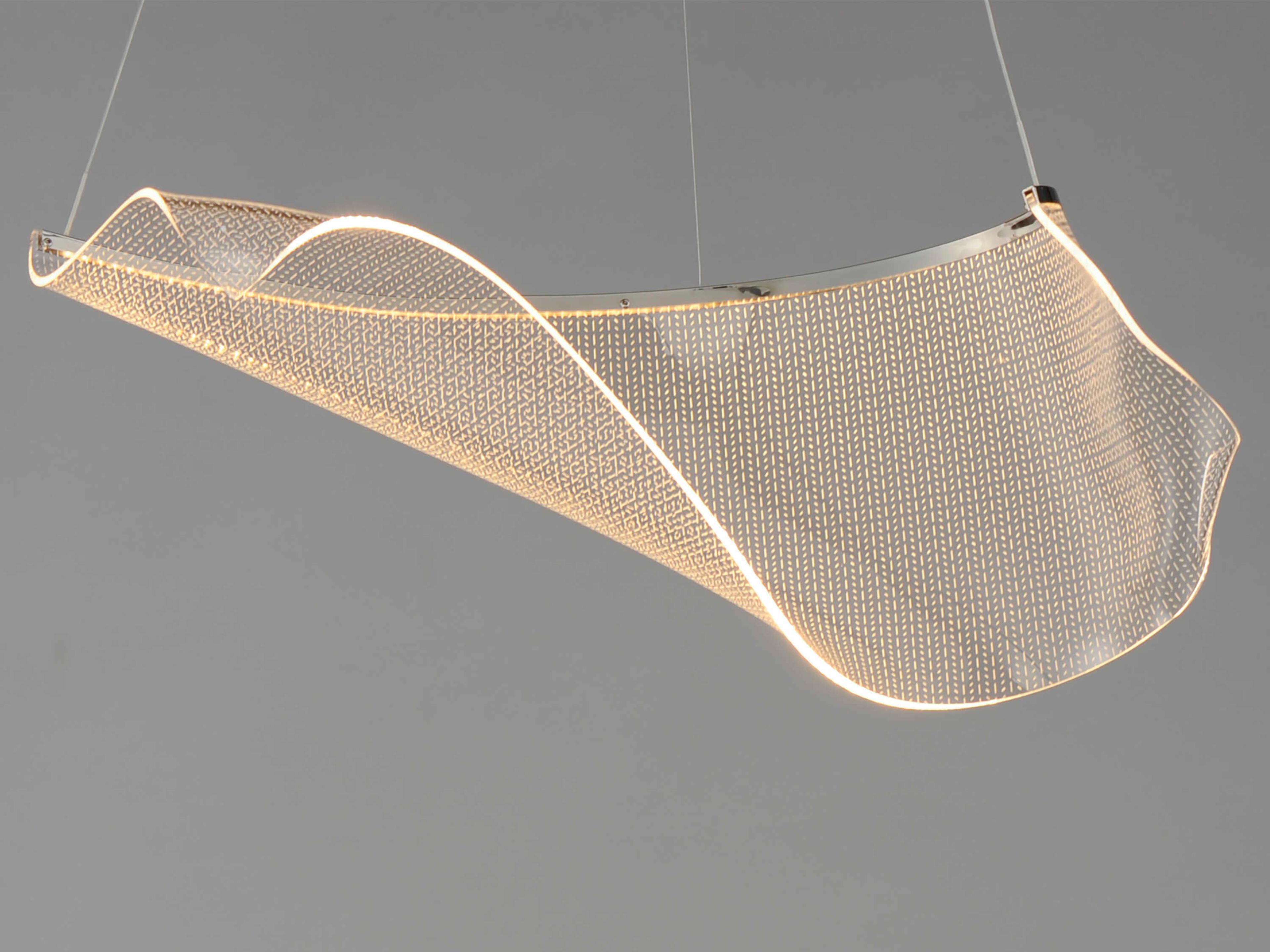 ET2 Rinkle 1-Light Polished Chrome Island Pendant