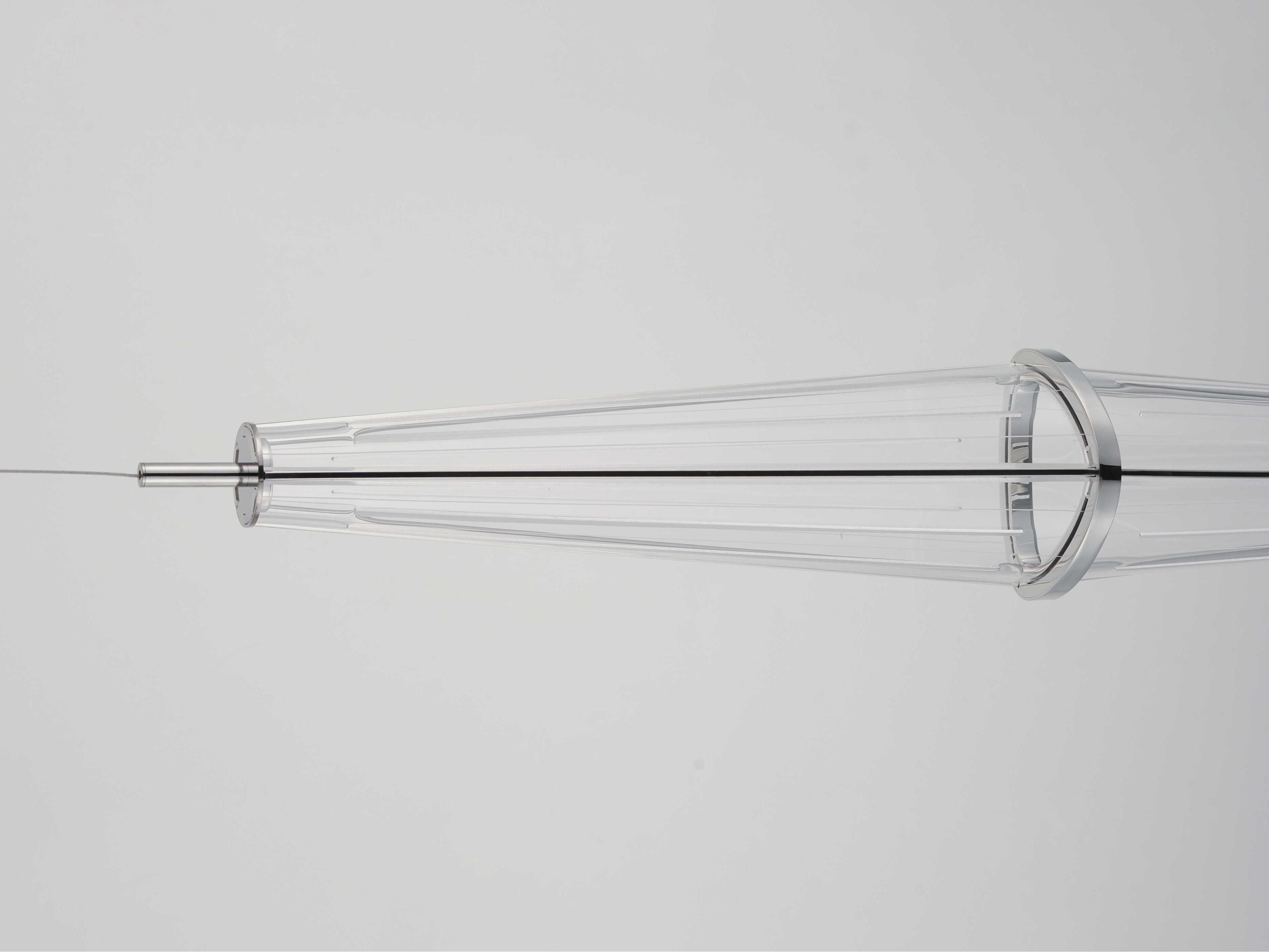 ET2 Quasar 3-Light Polished Chrome Cylinder Island Pendant