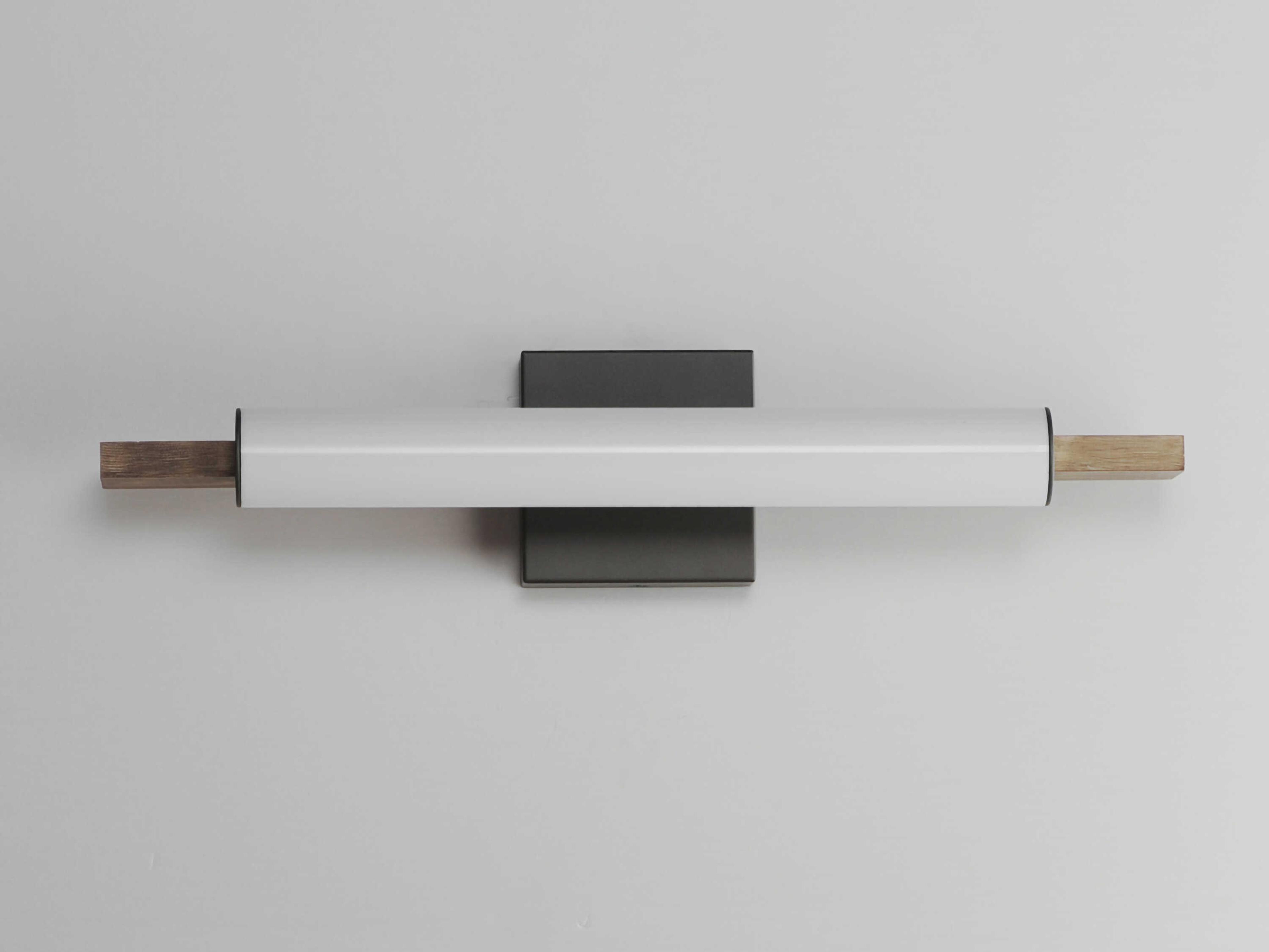 ET2 Joist 1-Light Driftwood Charcoal Gray Vanity Light