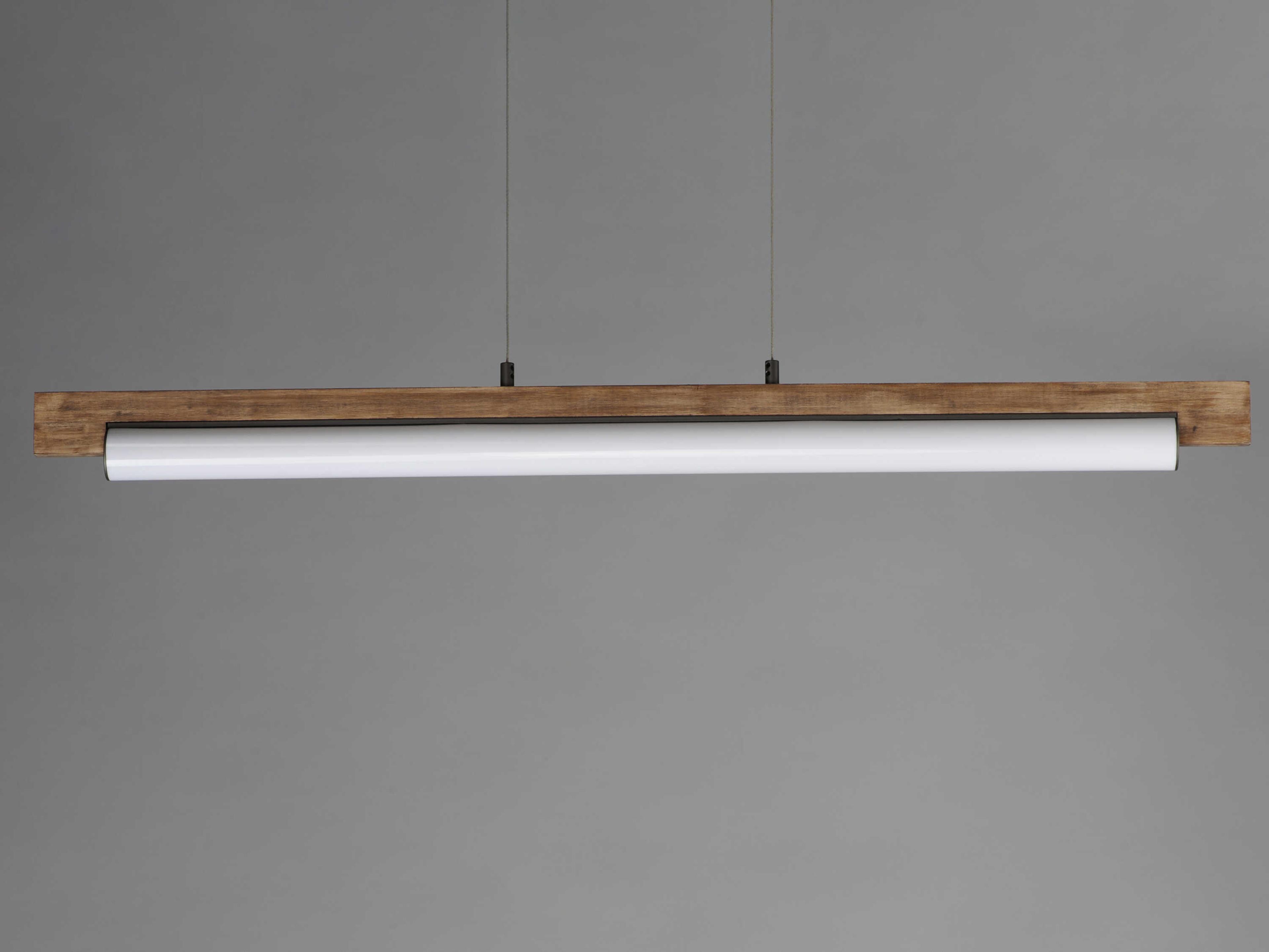 ET2 Joist 1-Light Driftwood Charcoal Gray Linear Island Pendant