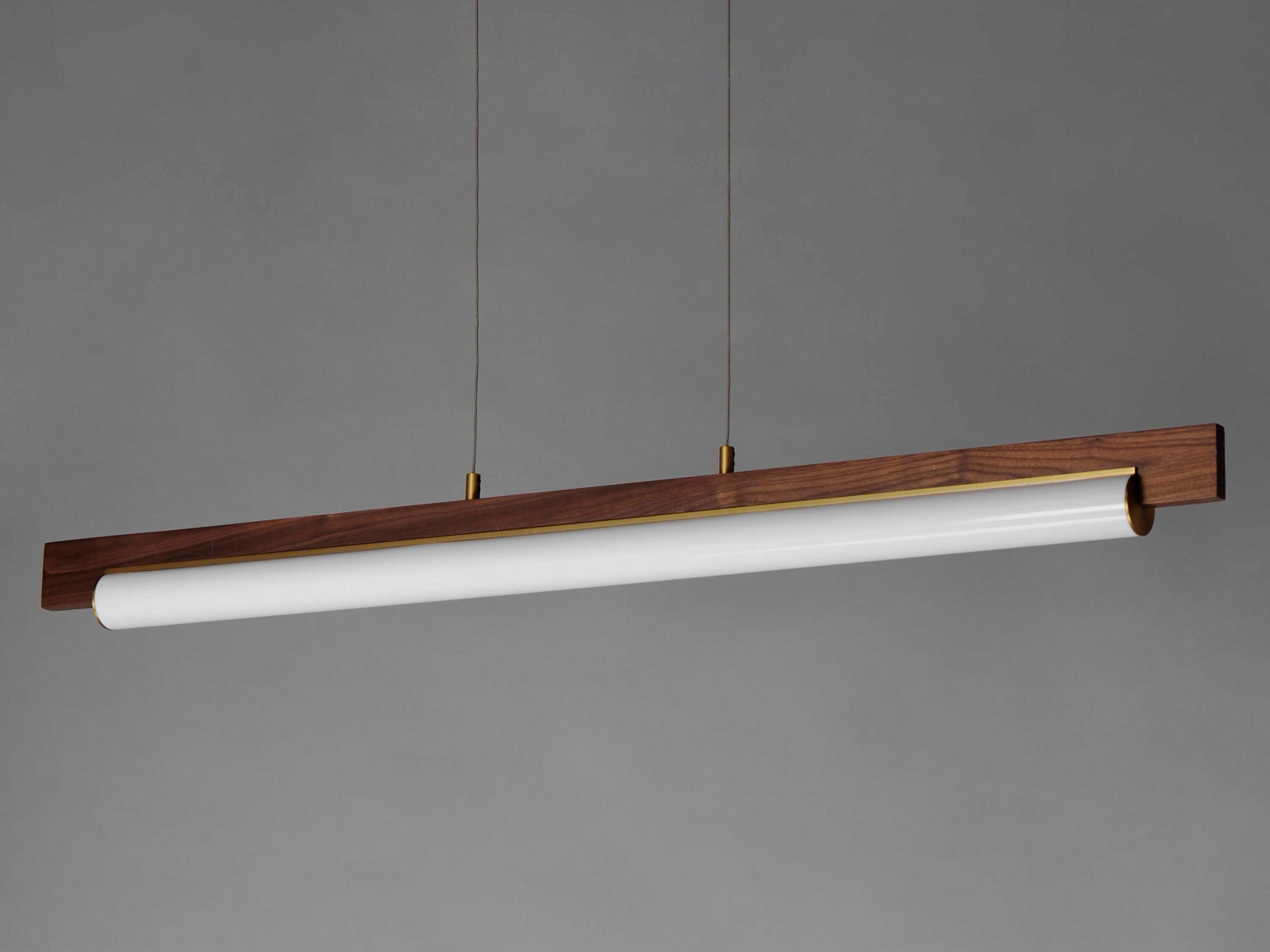 ET2 Joist 1-Light Natural Aged Brass Linear Island Pendant