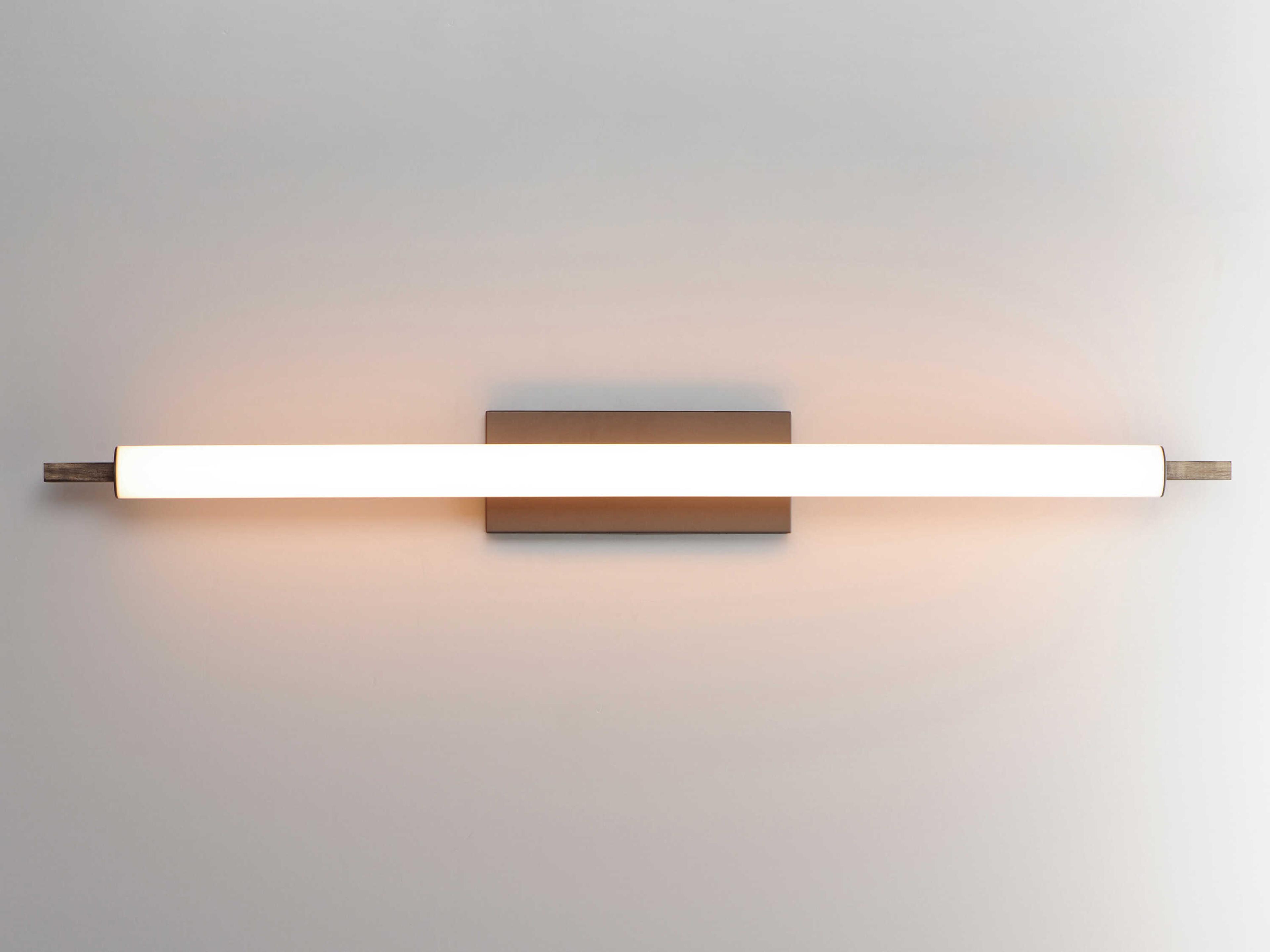 ET2 Joist 1-Light Driftwood Charcoal Gray Vanity Light