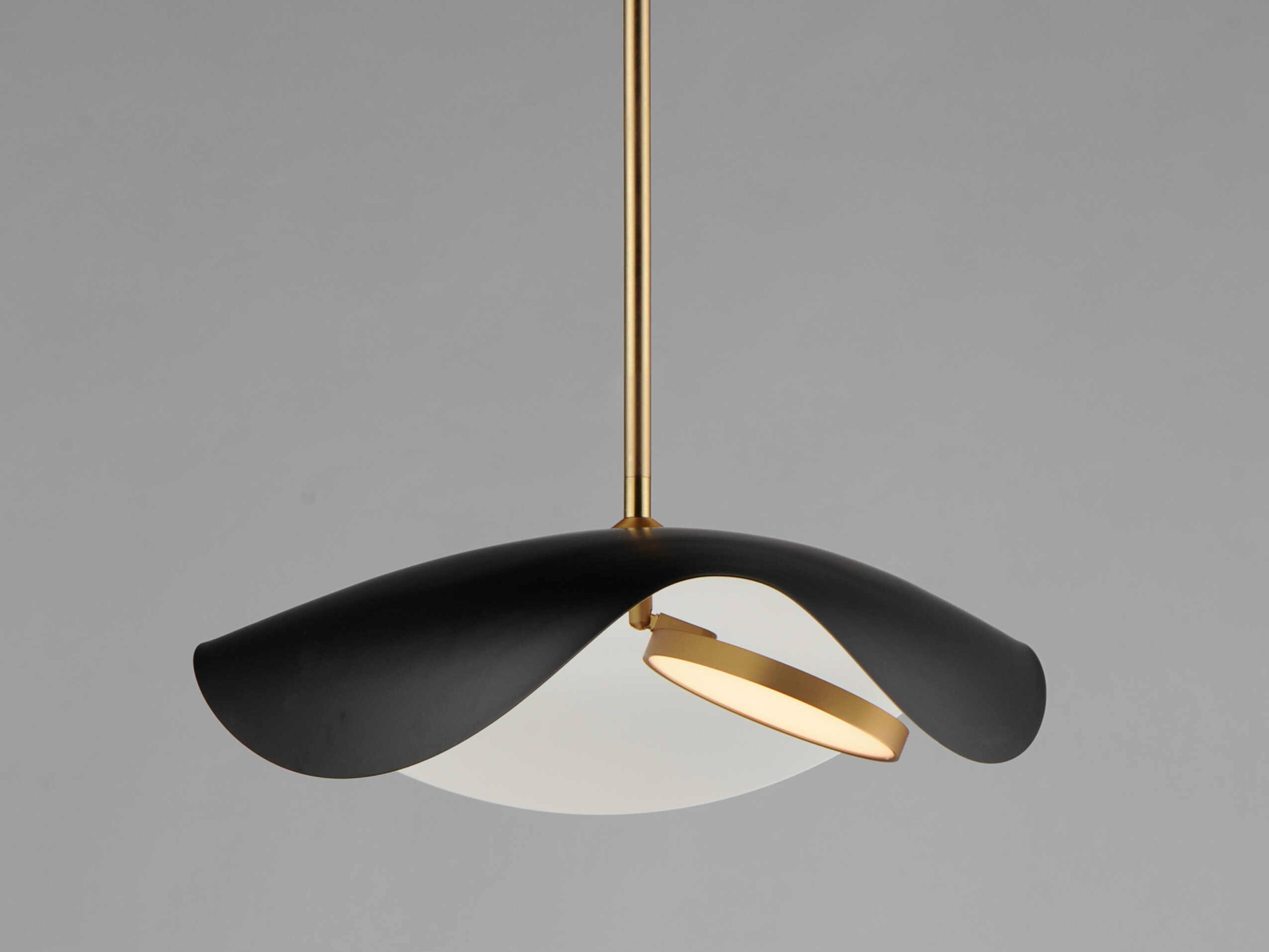 ET2 Carmen 1-Light Black Gold LED Pendant