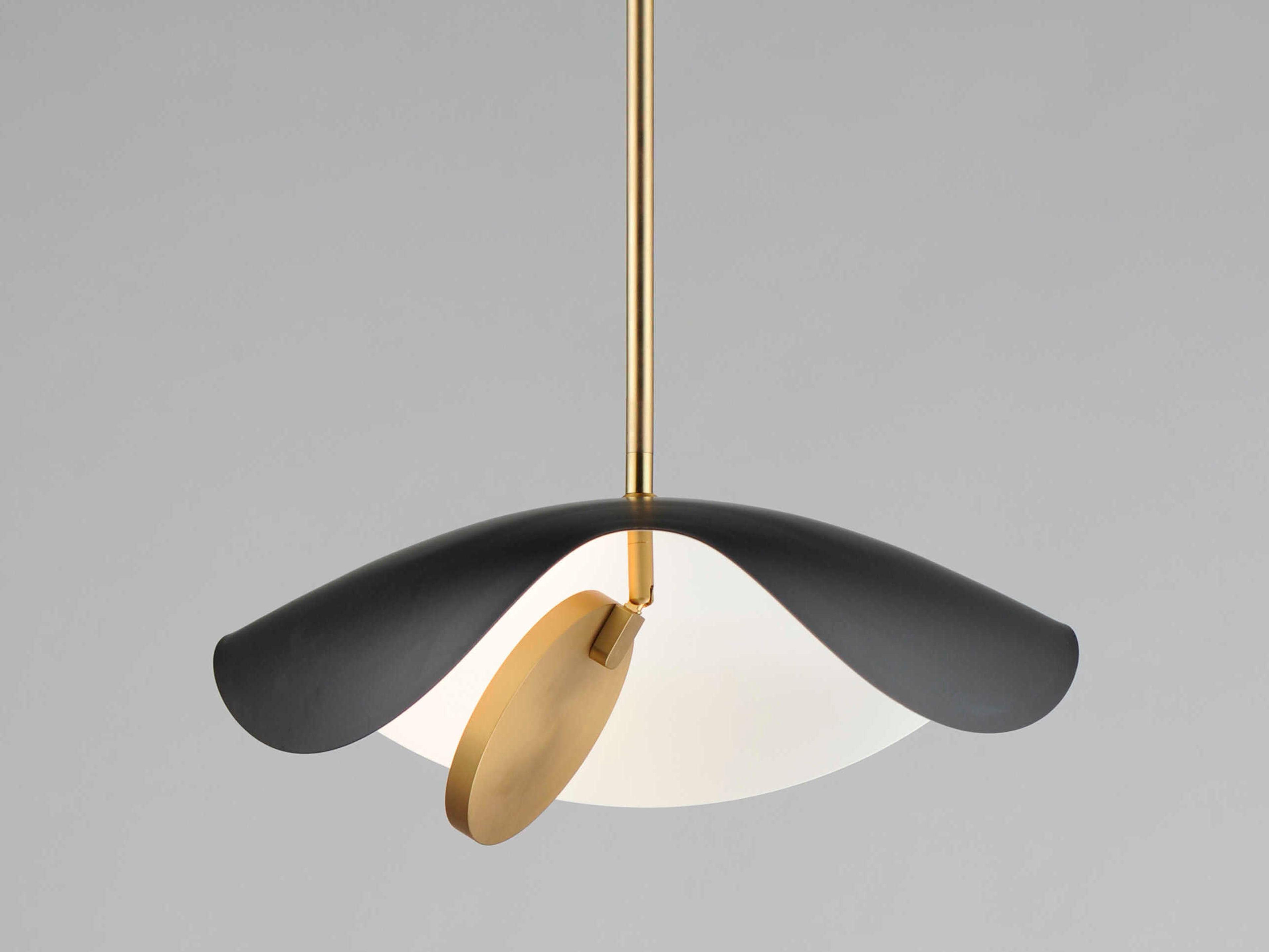 ET2 Carmen 1-Light Black Gold LED Pendant