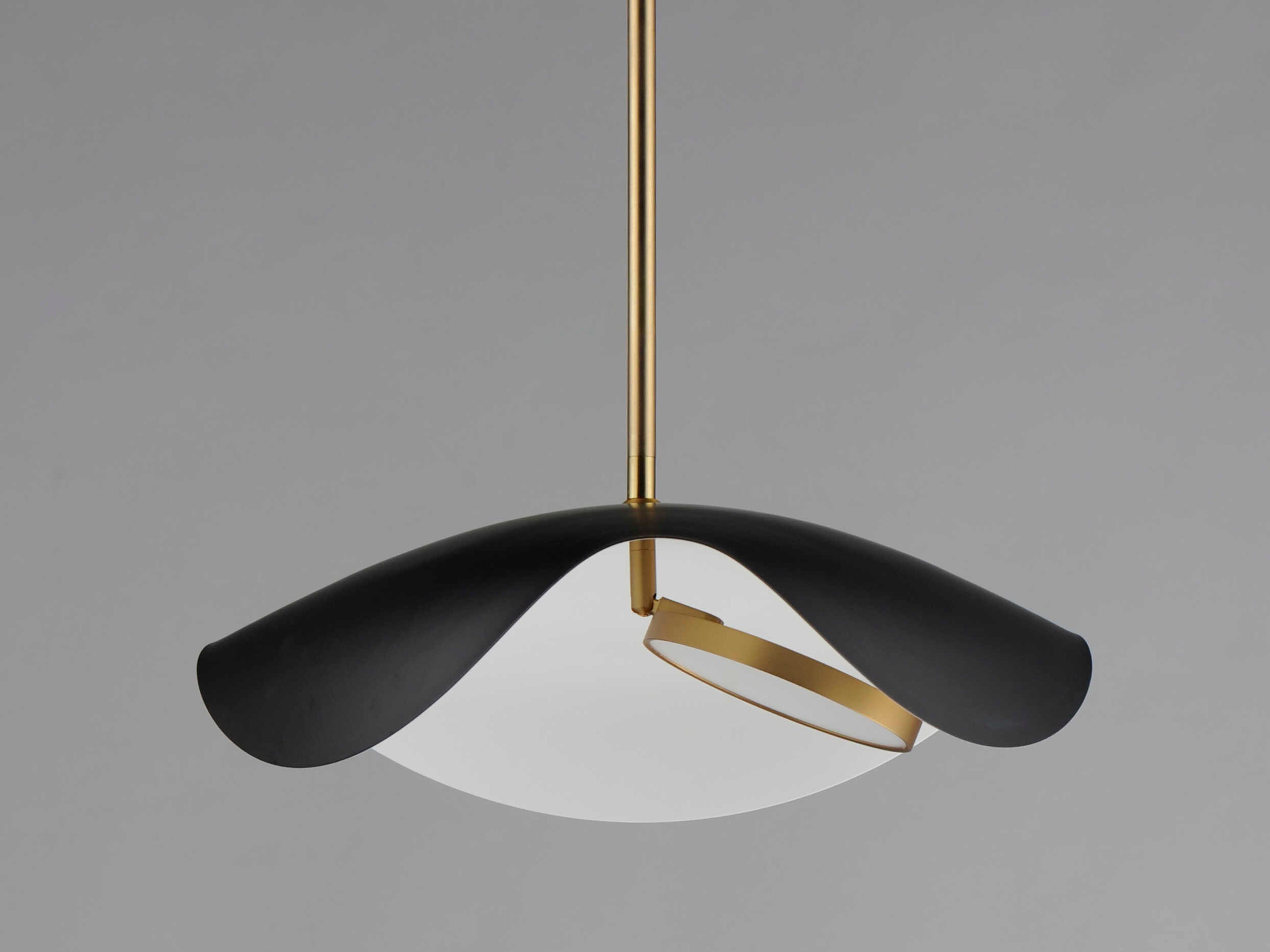 ET2 Carmen 1-Light Black Gold LED Pendant