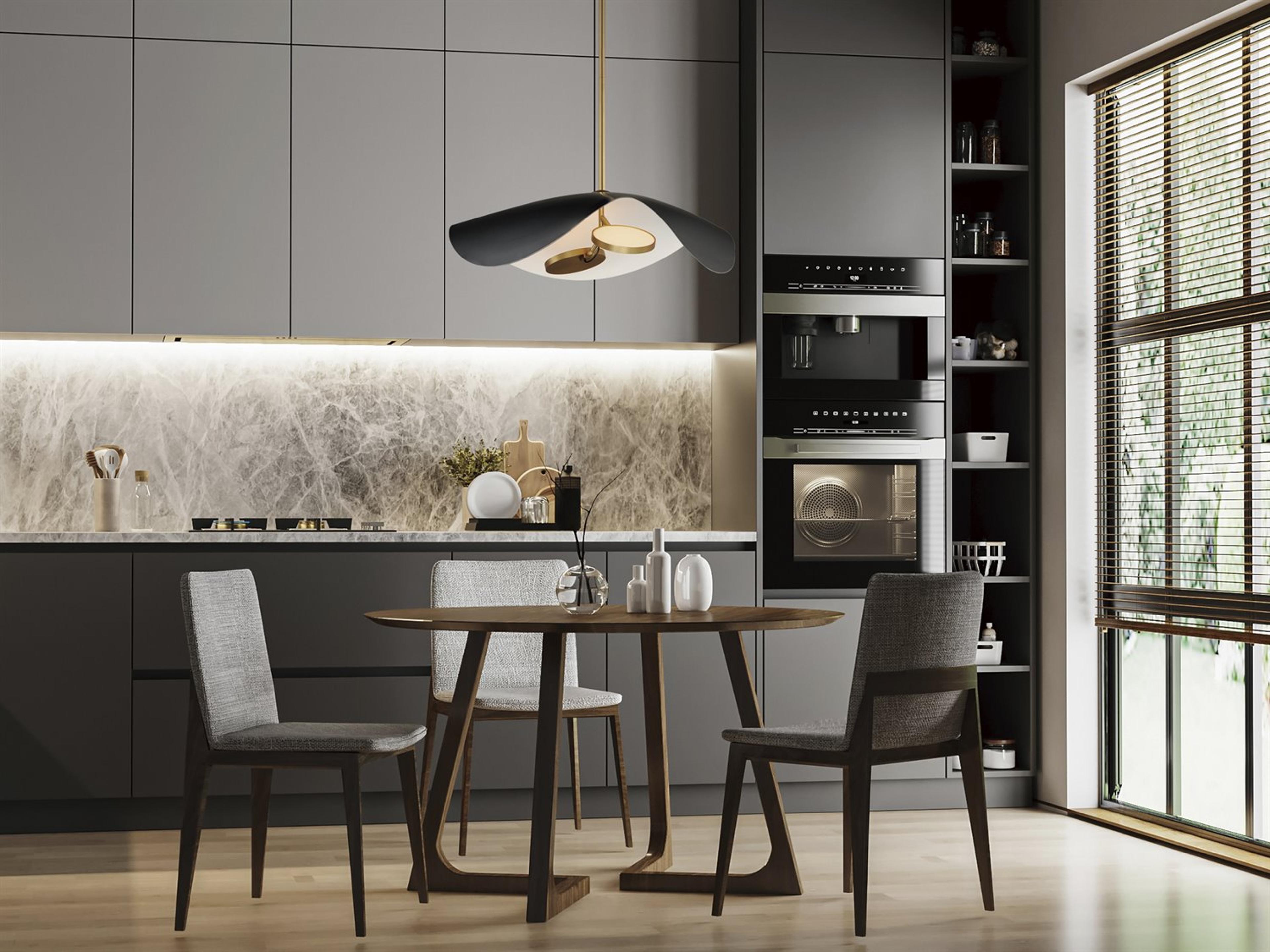 ET2 Carmen 2-Light Black Gold LED Pendant