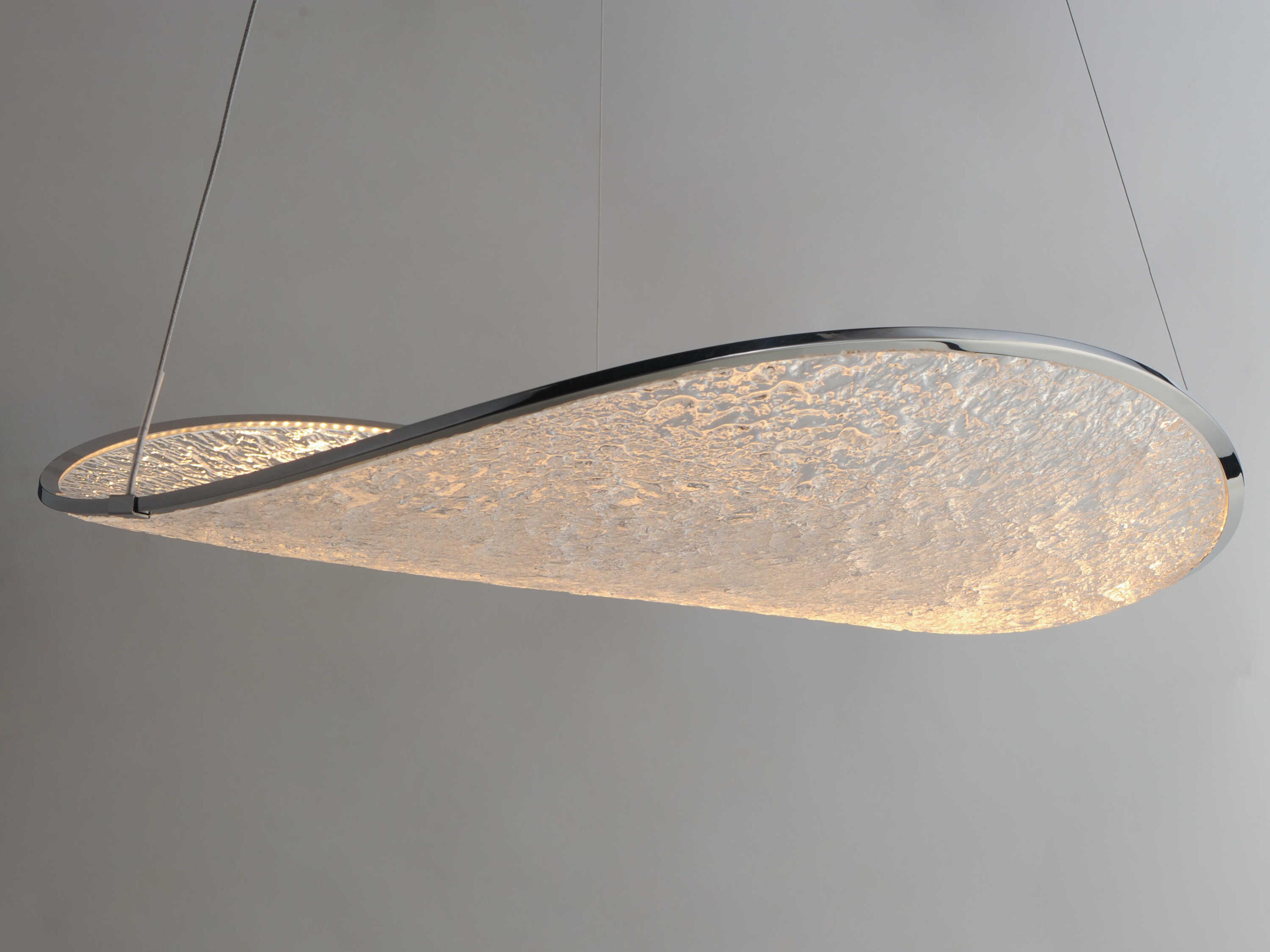 ET2 Moonscapes 1-Light Polished Chrome Round Pendant