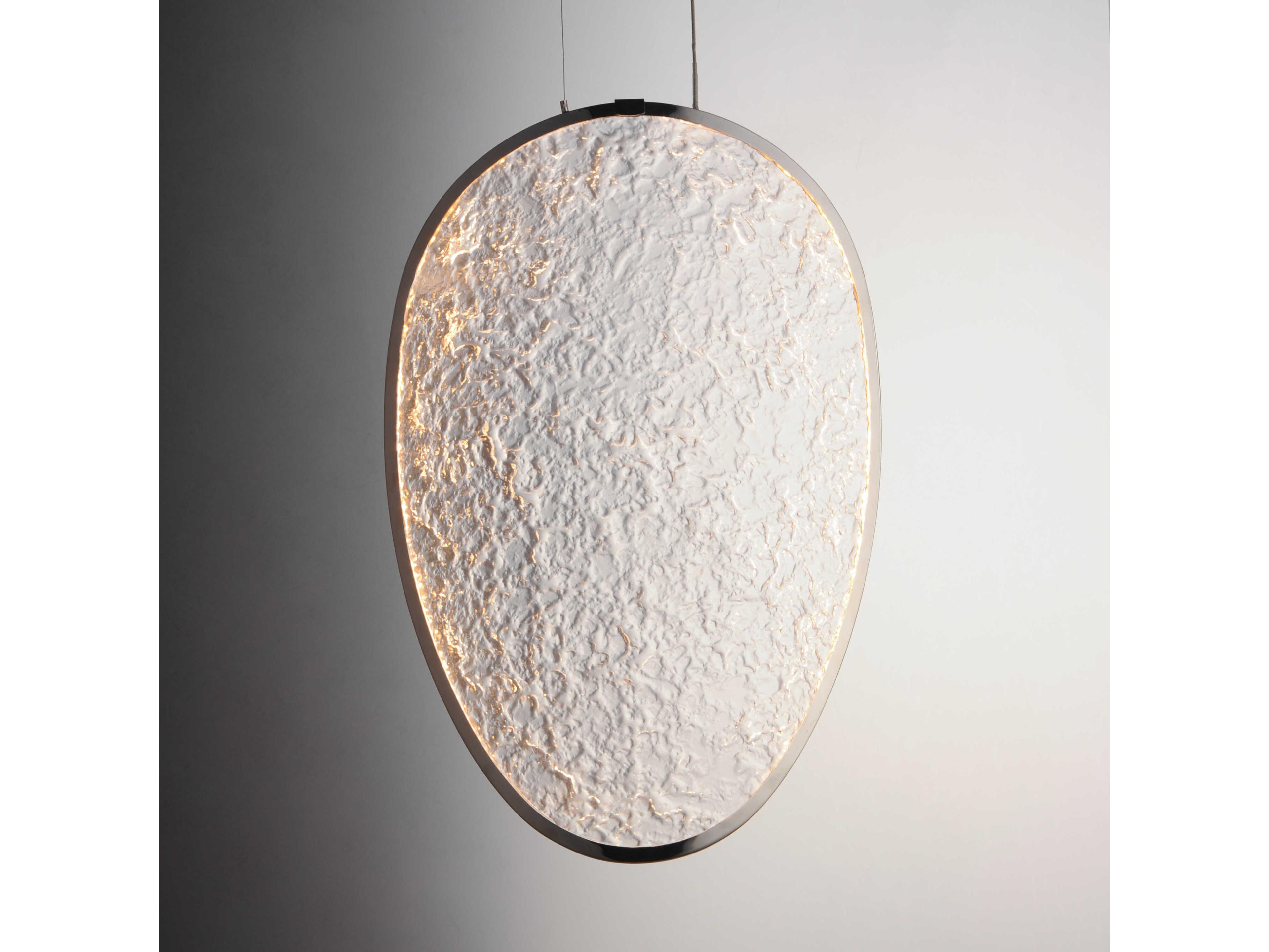 ET2 Moonscapes 1-Light Polished Chrome Round Pendant