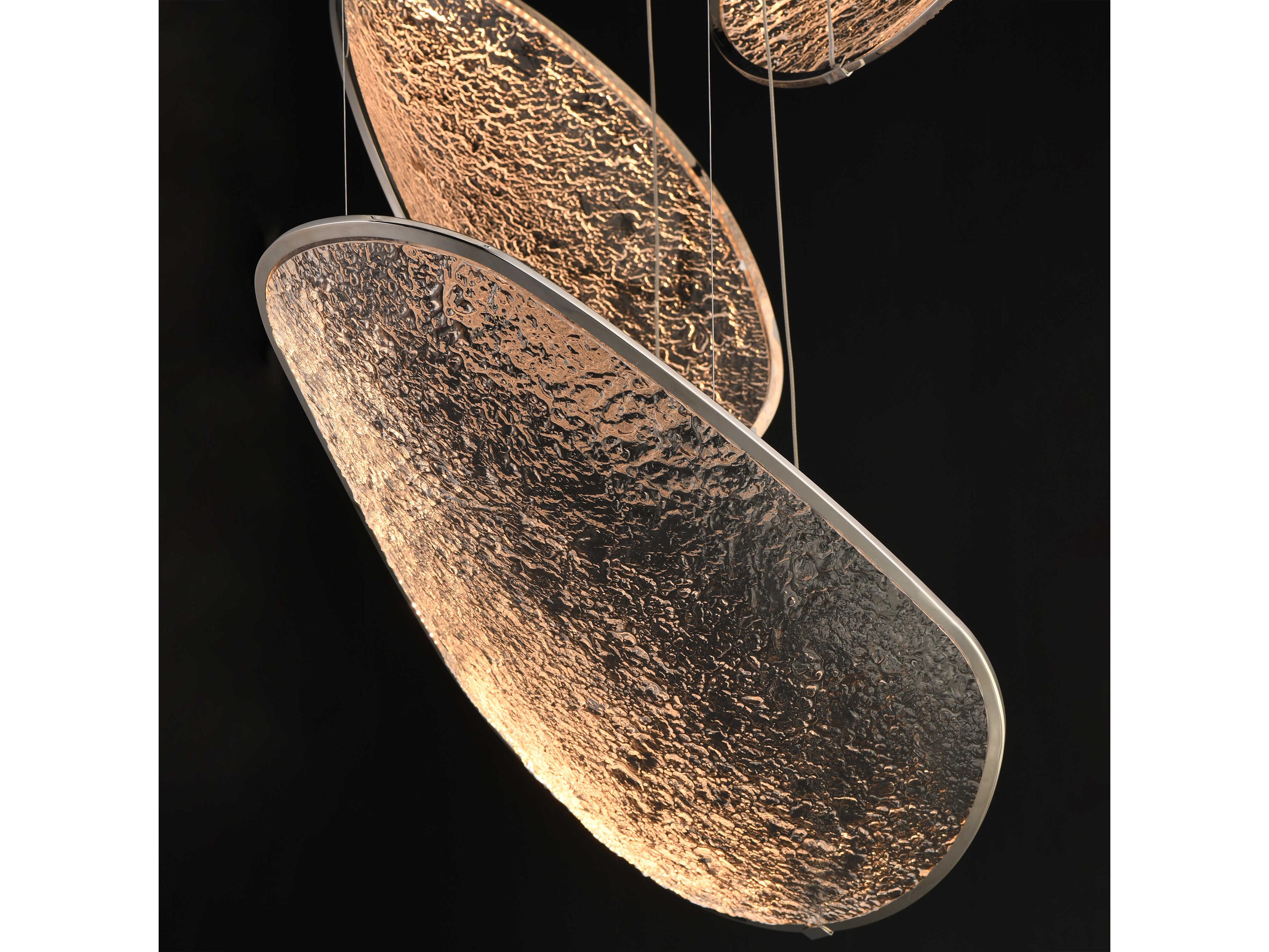 ET2 Moonscapes 3-Light Polished Chrome Round Pendant