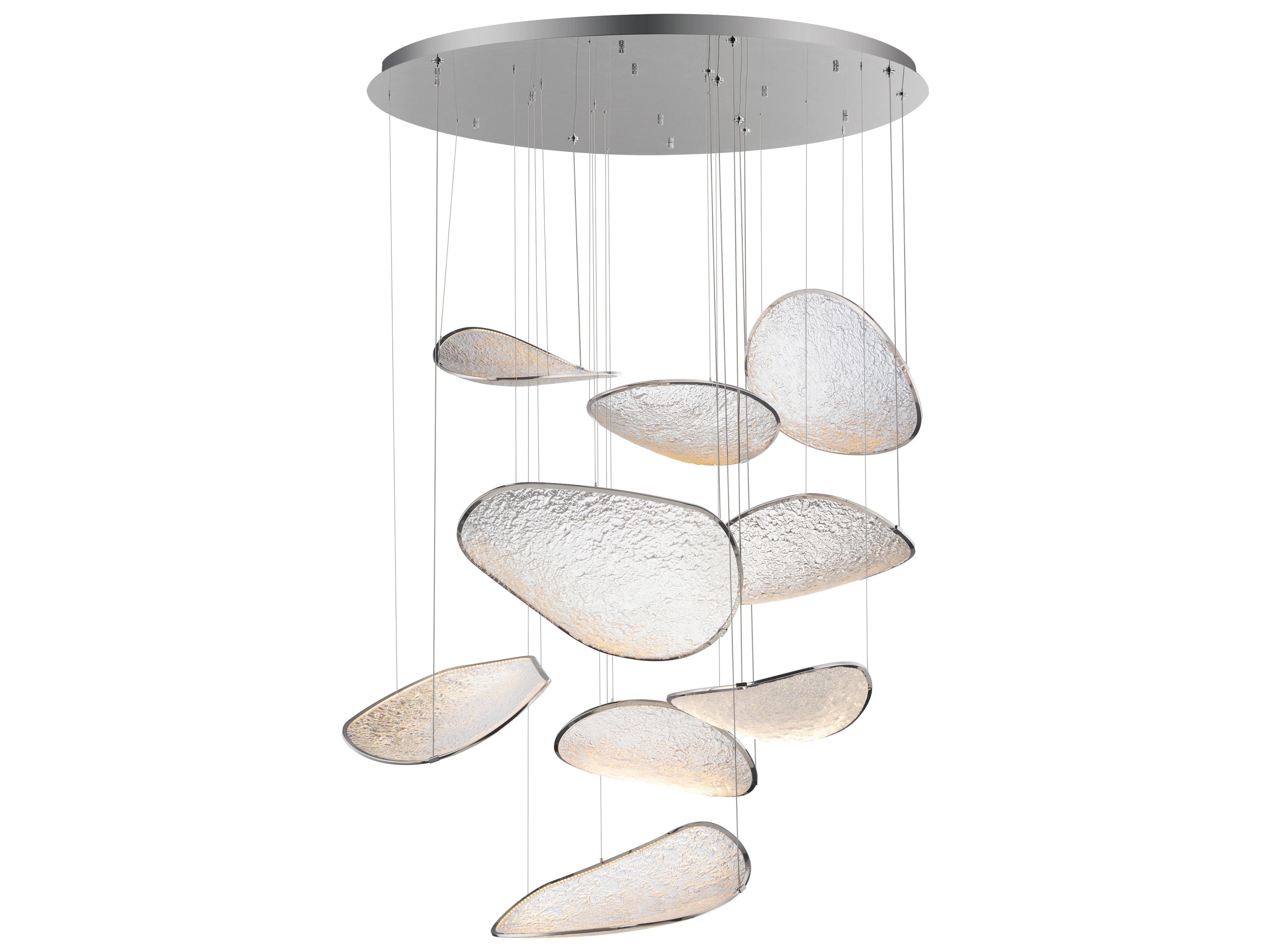 ET2 Moonscapes 9-Light Polished Chrome Round Pendant
