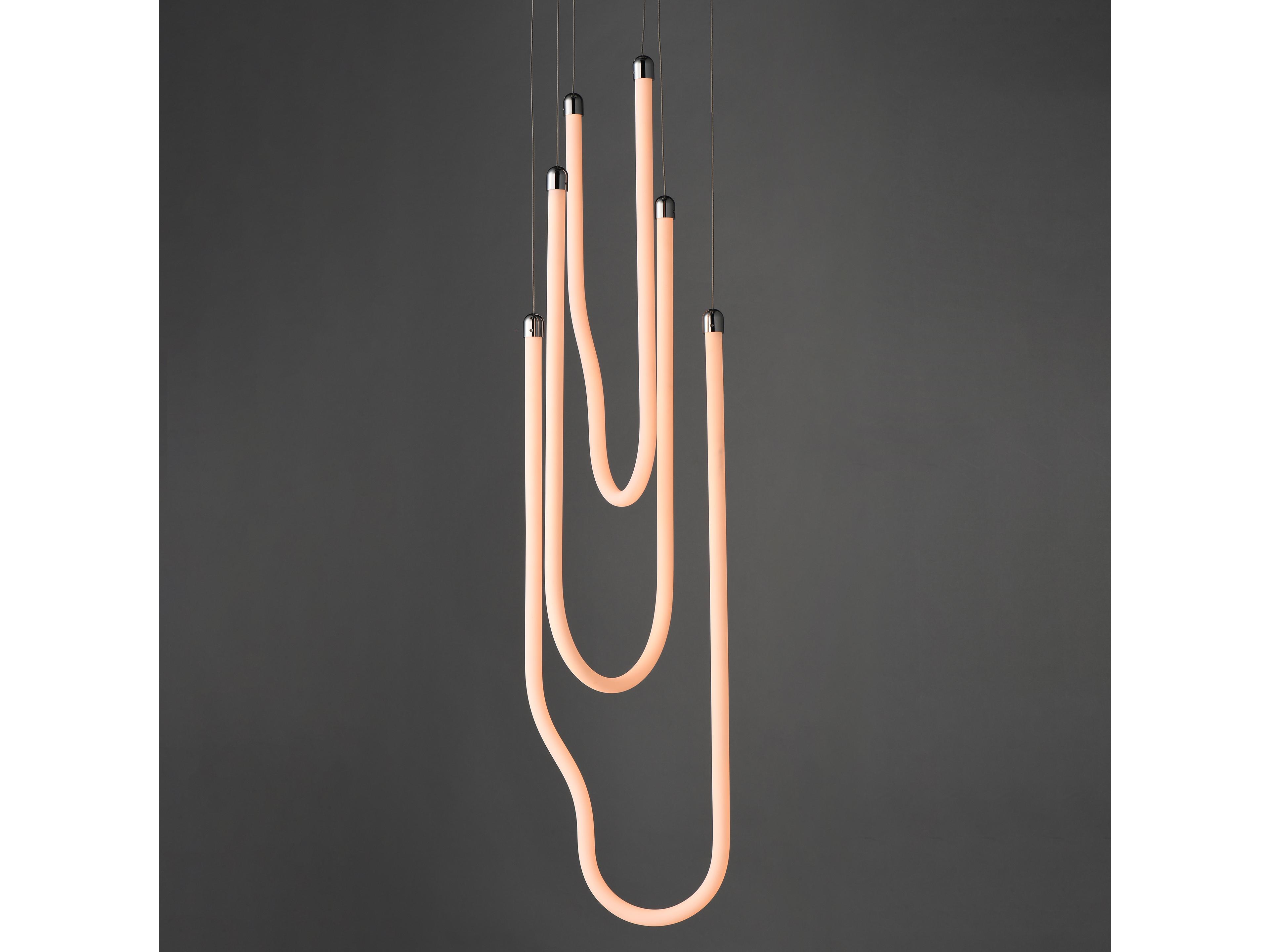 ET2 Soleil 3-Light Polished Chrome Linear Pendant