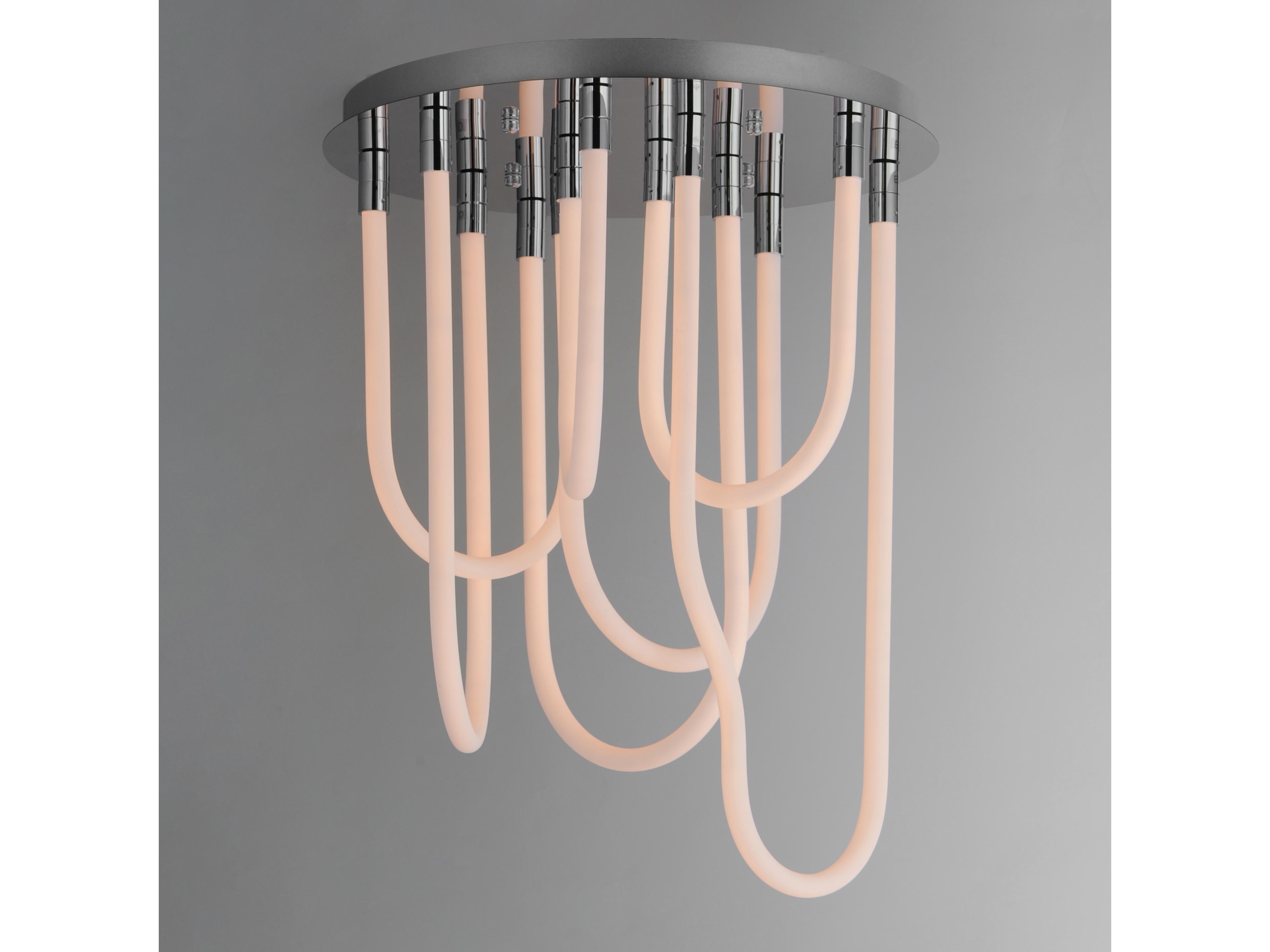 ET2 Soleil 7-Light Polished Chrome Linear Flush Mount