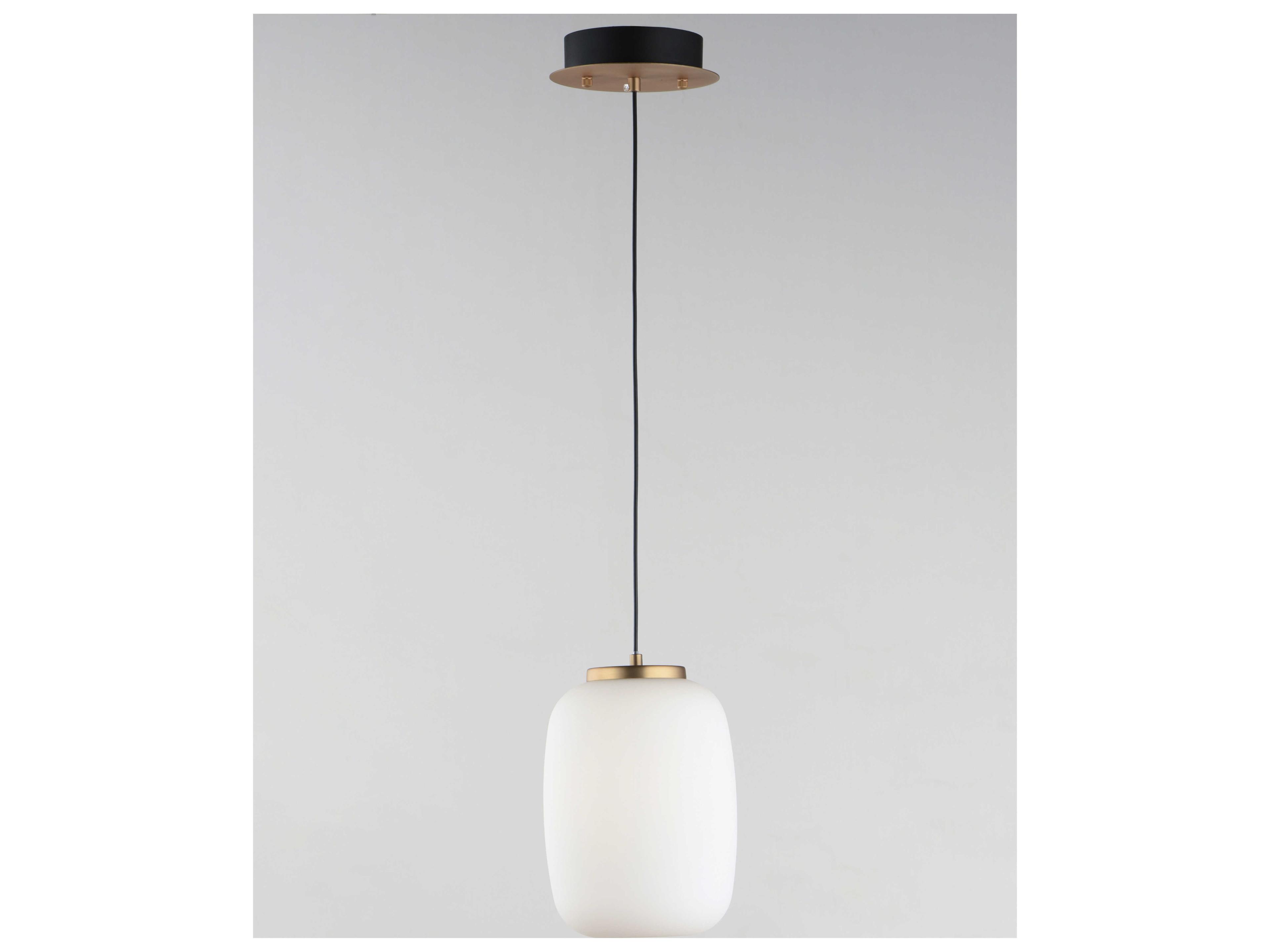 ET2 2-Light Black Gold Glass LED Mini Pendant