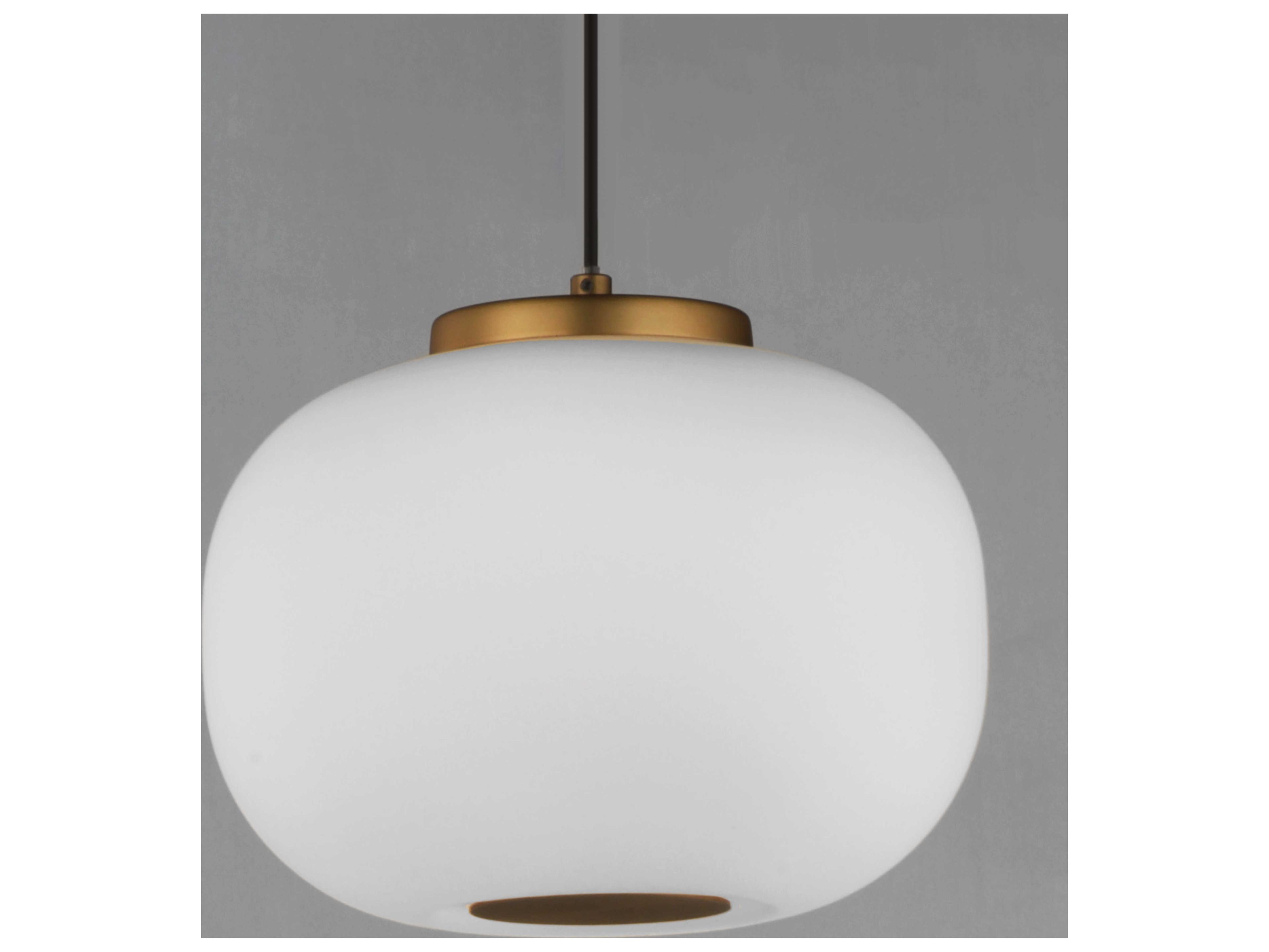 ET2 2-Light Black Gold Glass LED Mini Pendant