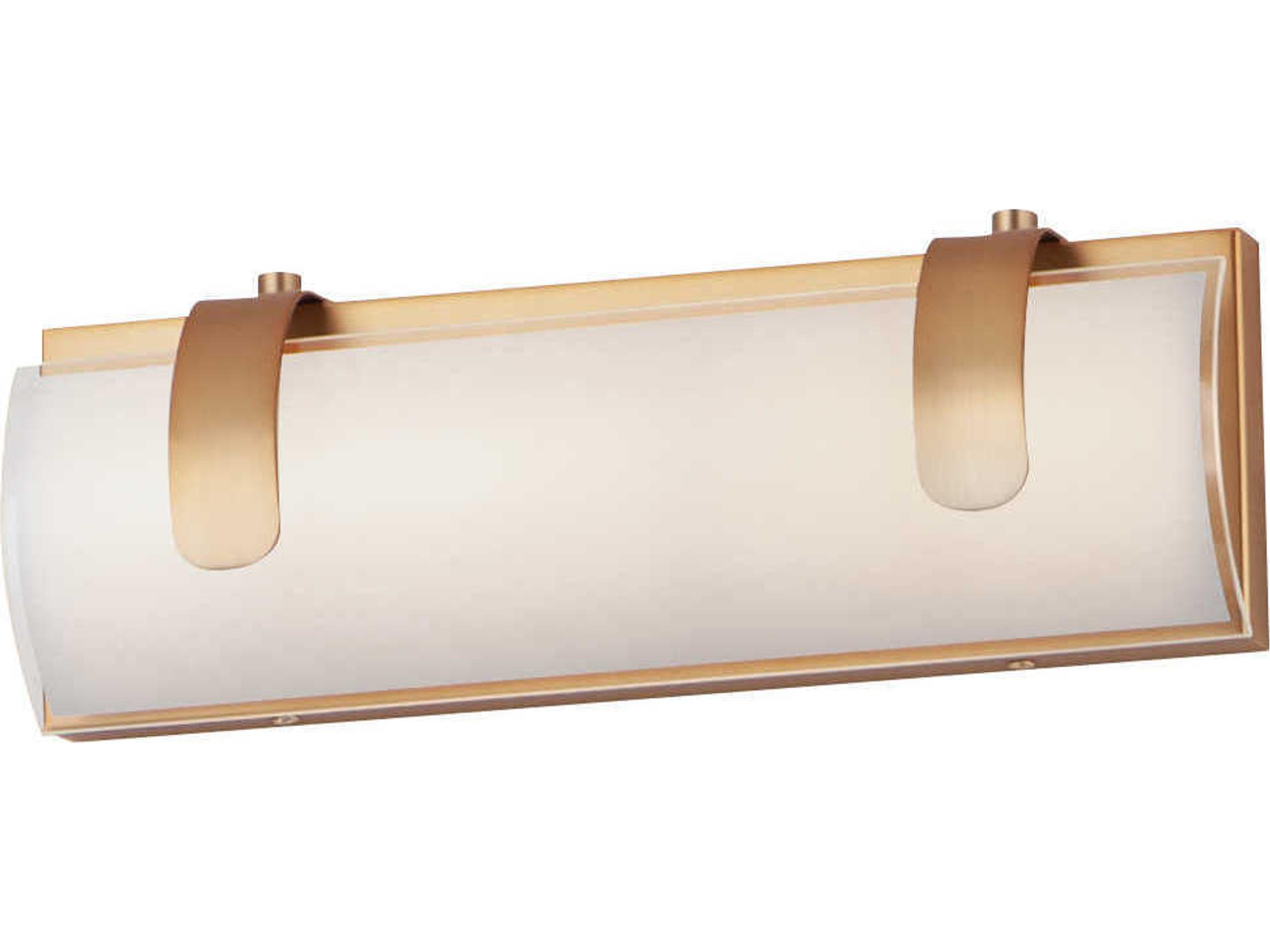 Clutch 1-Light Gold Glass LED Vanity Light
