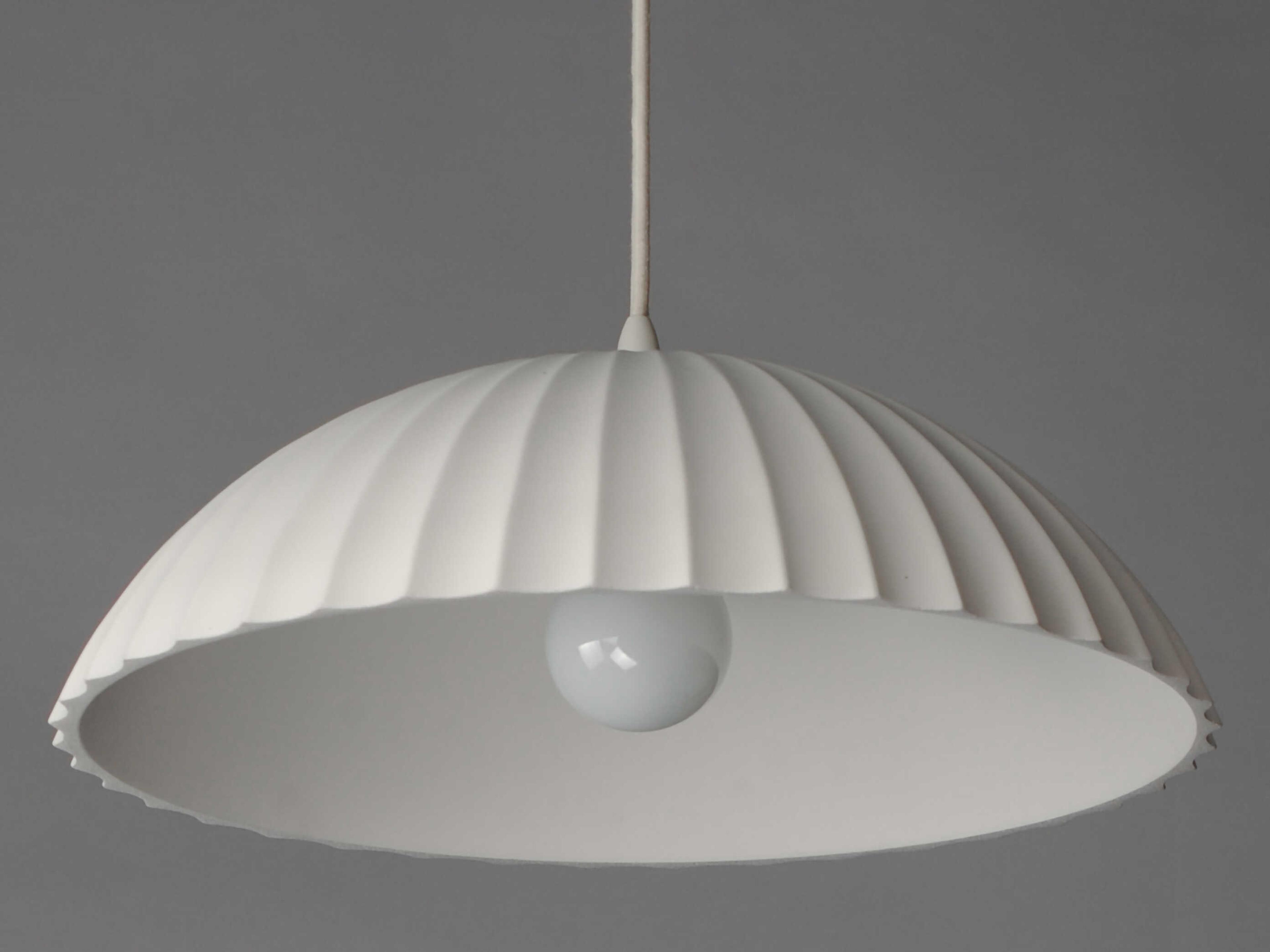 ET2 Basilica 1-Light Chaulk White Dome Pendant