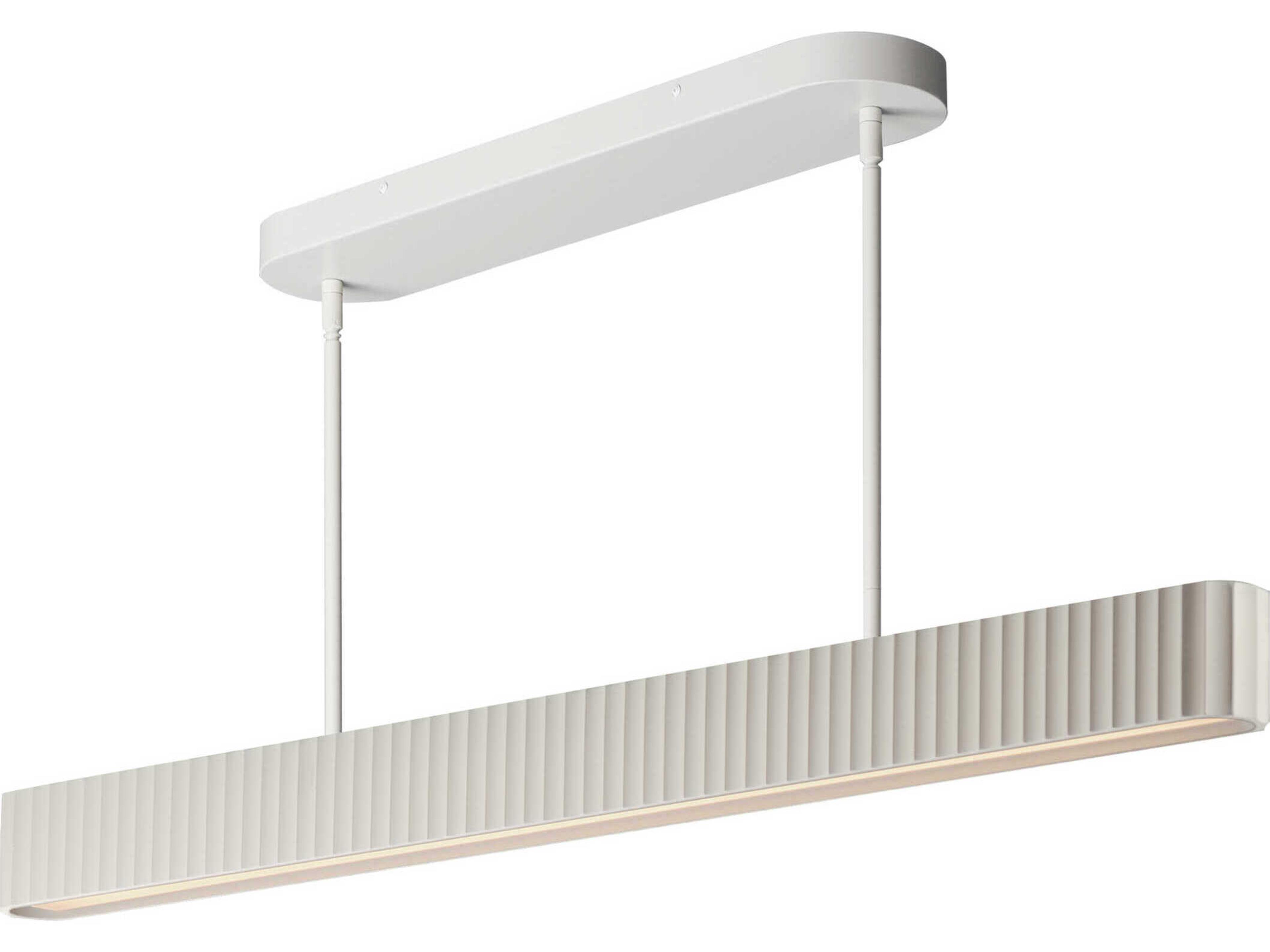 Delphi 1-Light Chaulk White Island Pendant