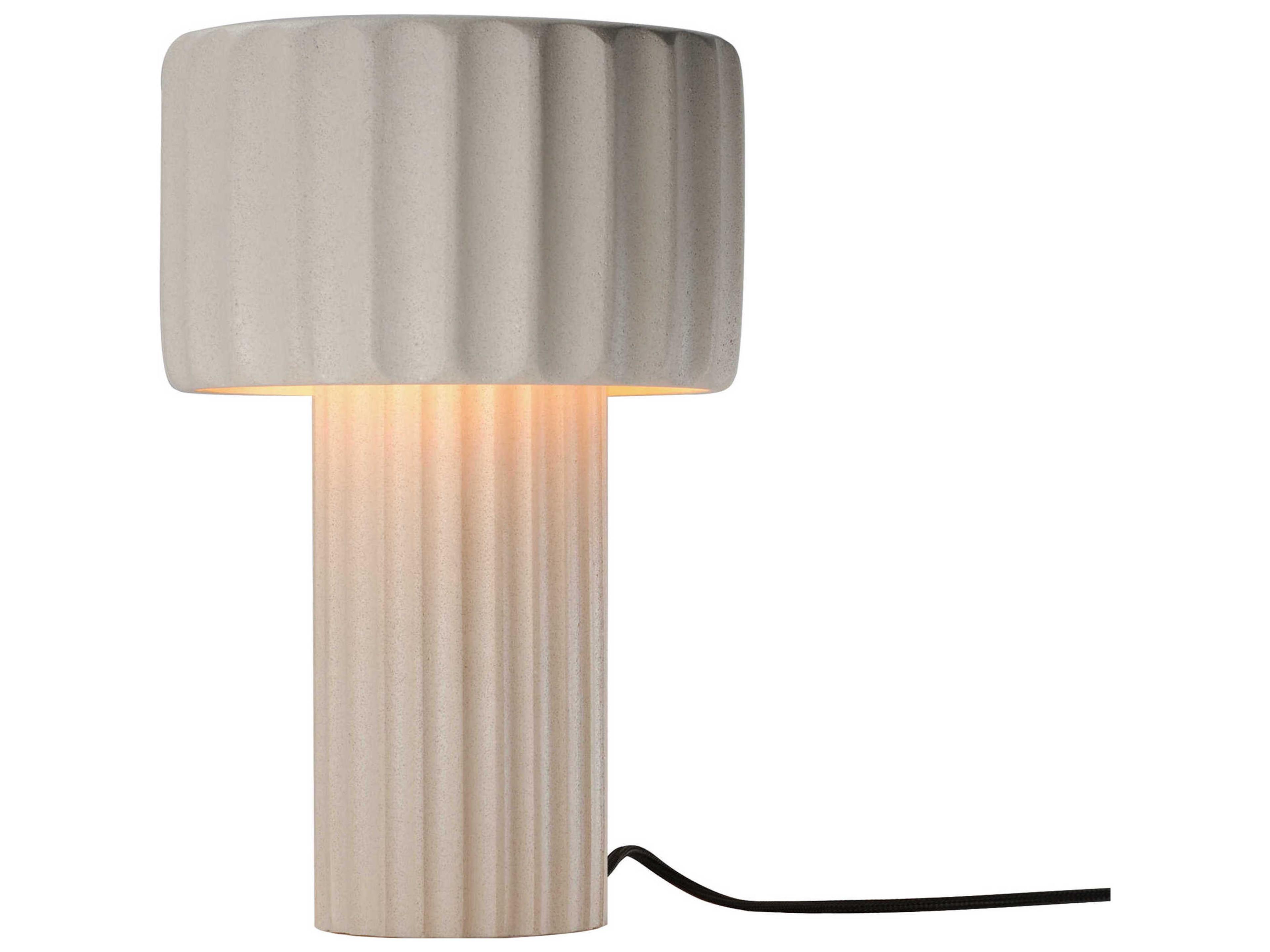 Delphi Sandstone Gray Table Lamp