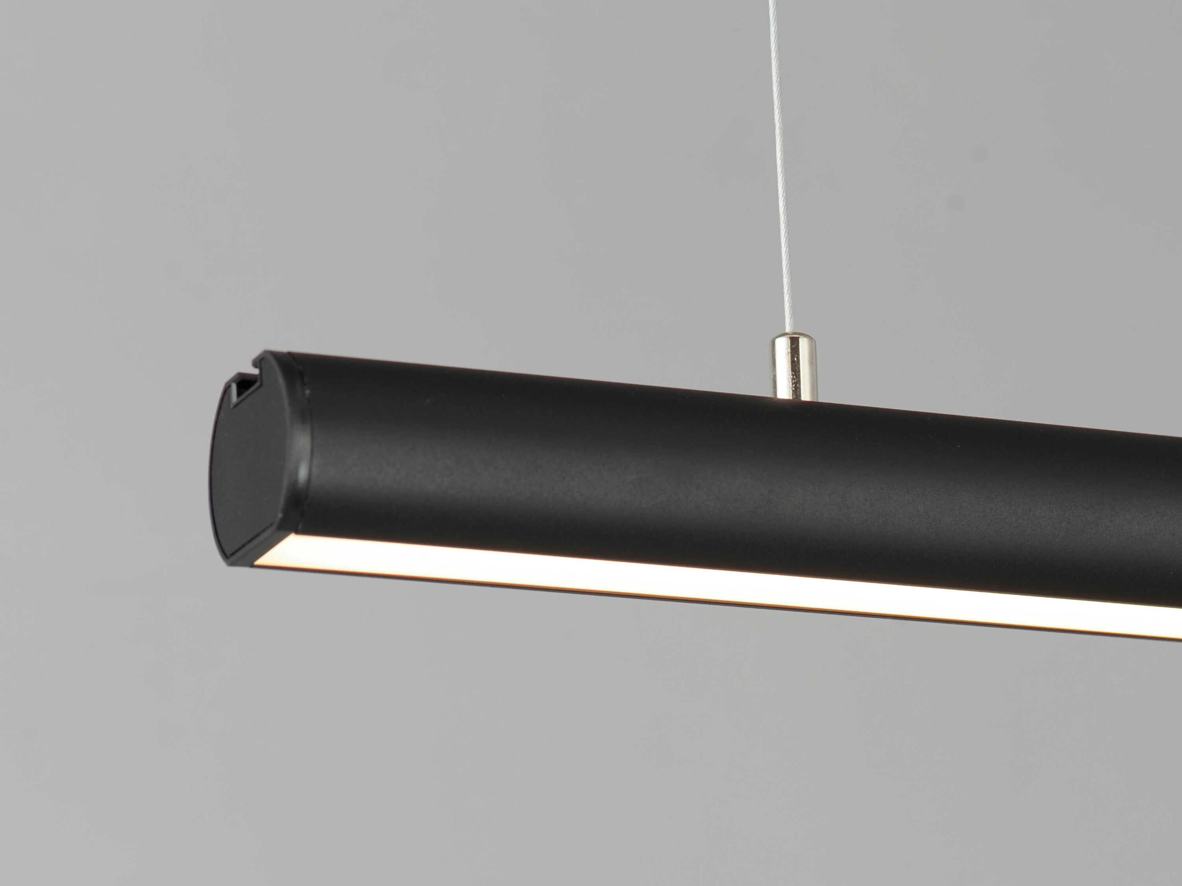 ET2 Continuum 1-Light Black LED Linear Island Pendant