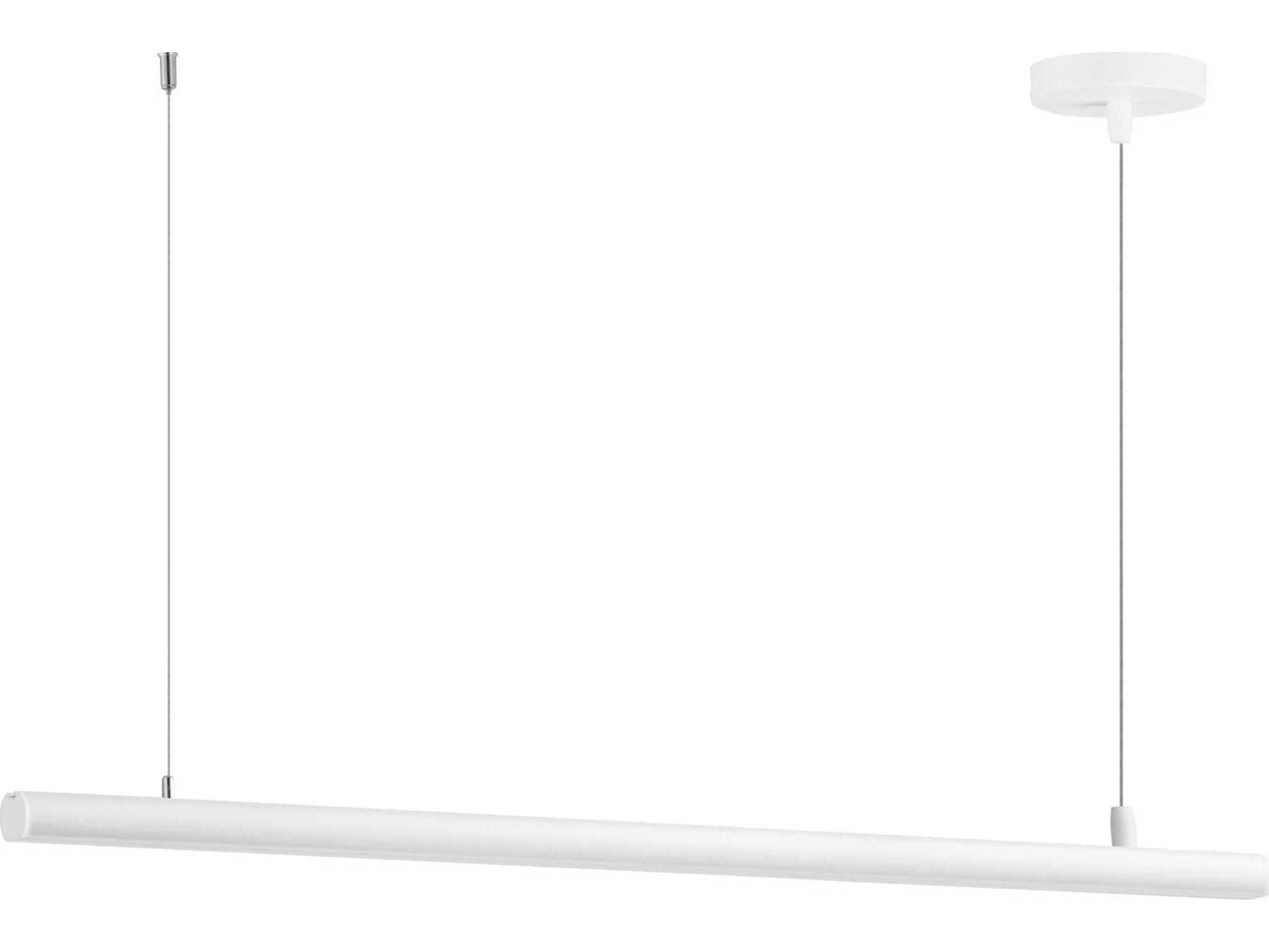 Continuum 1-Light White LED Linear Island Pendant