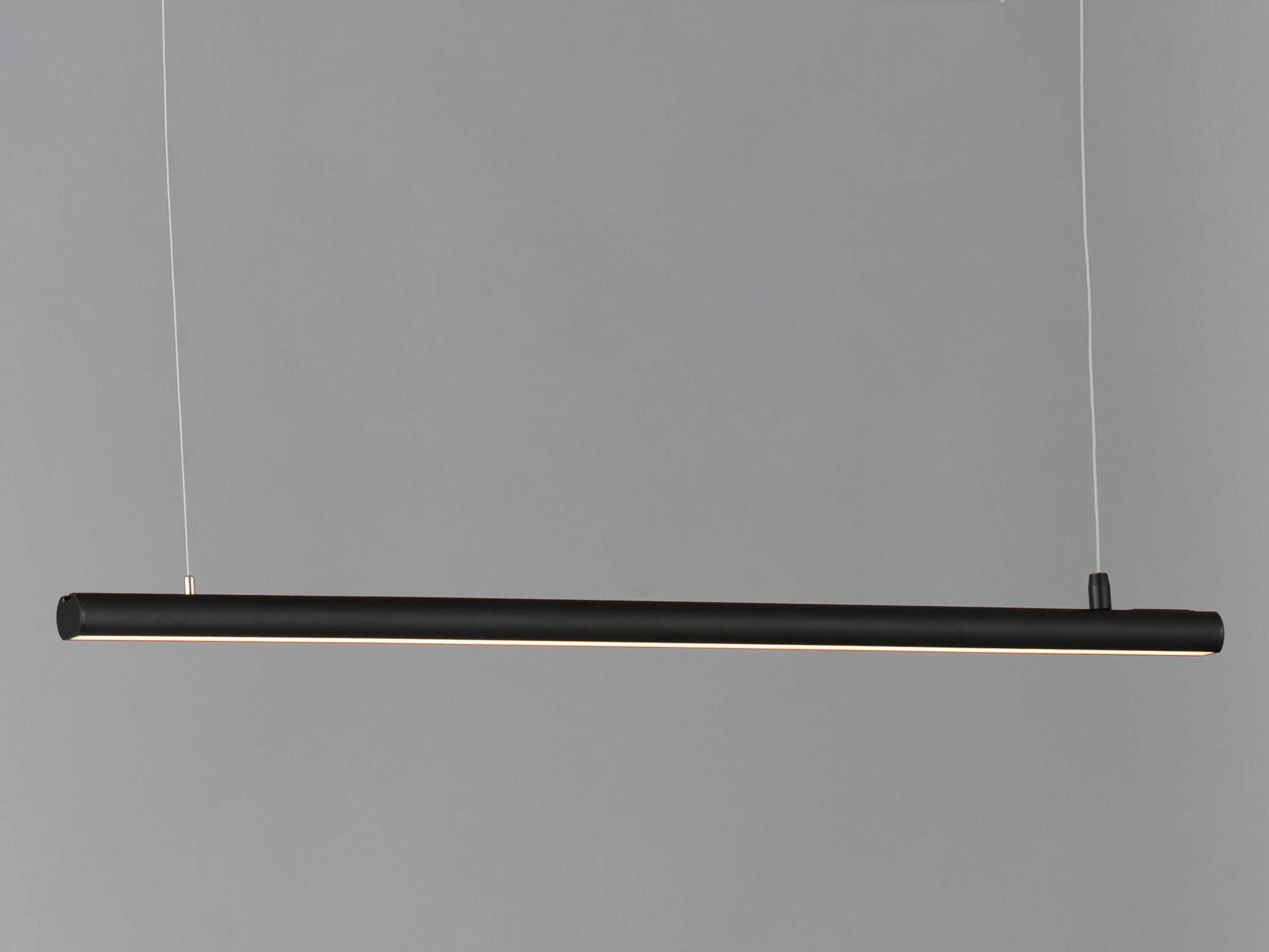 ET2 Continuum 1-Light Black LED Linear Island Pendant