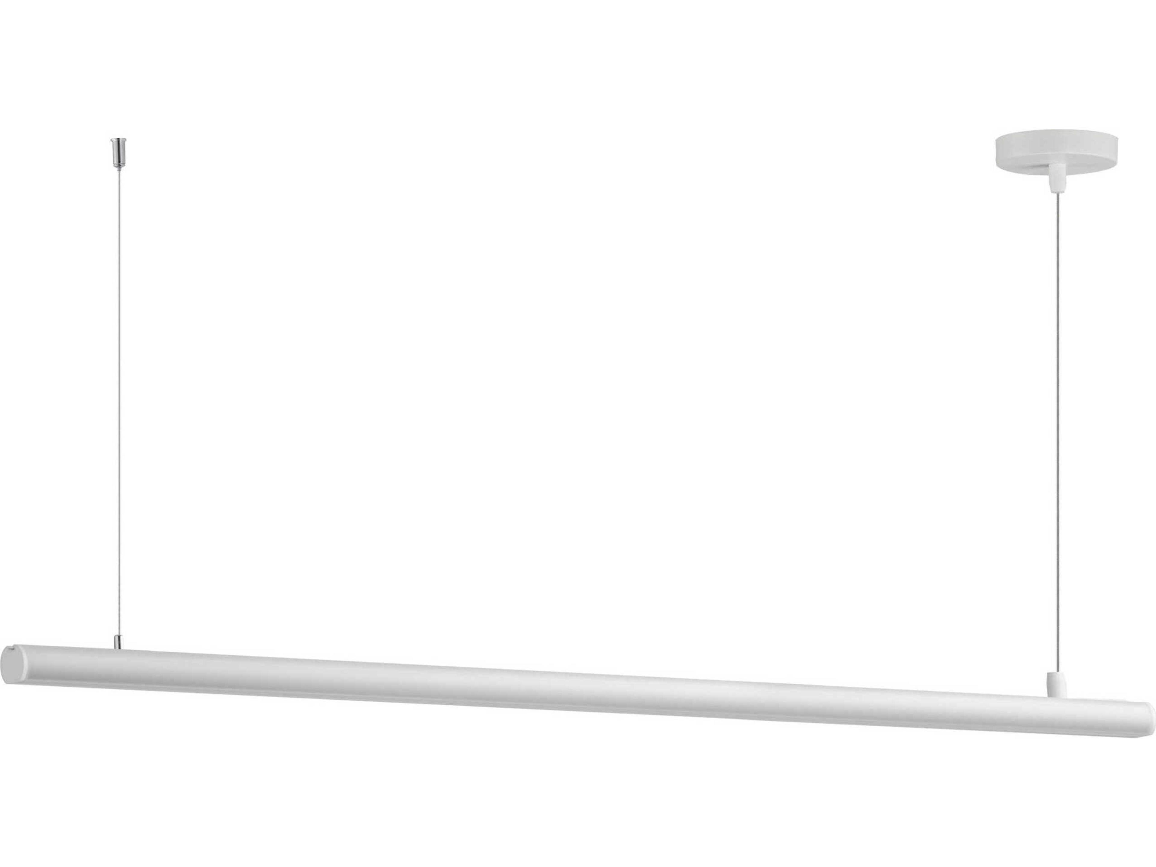 Continuum 1-Light White LED Linear Island Pendant