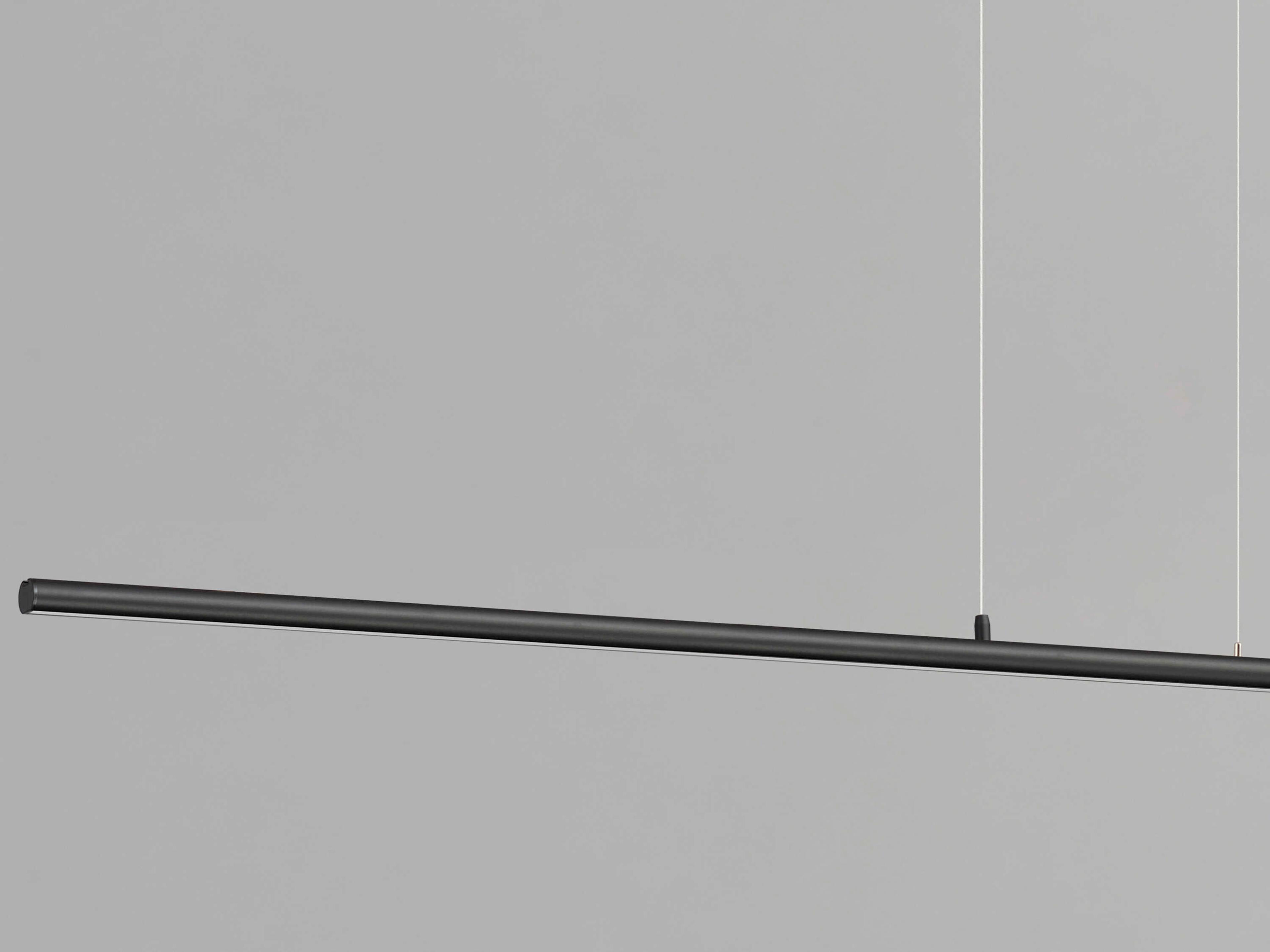 ET2 Continuum 1-Light Black LED Linear Island Pendant