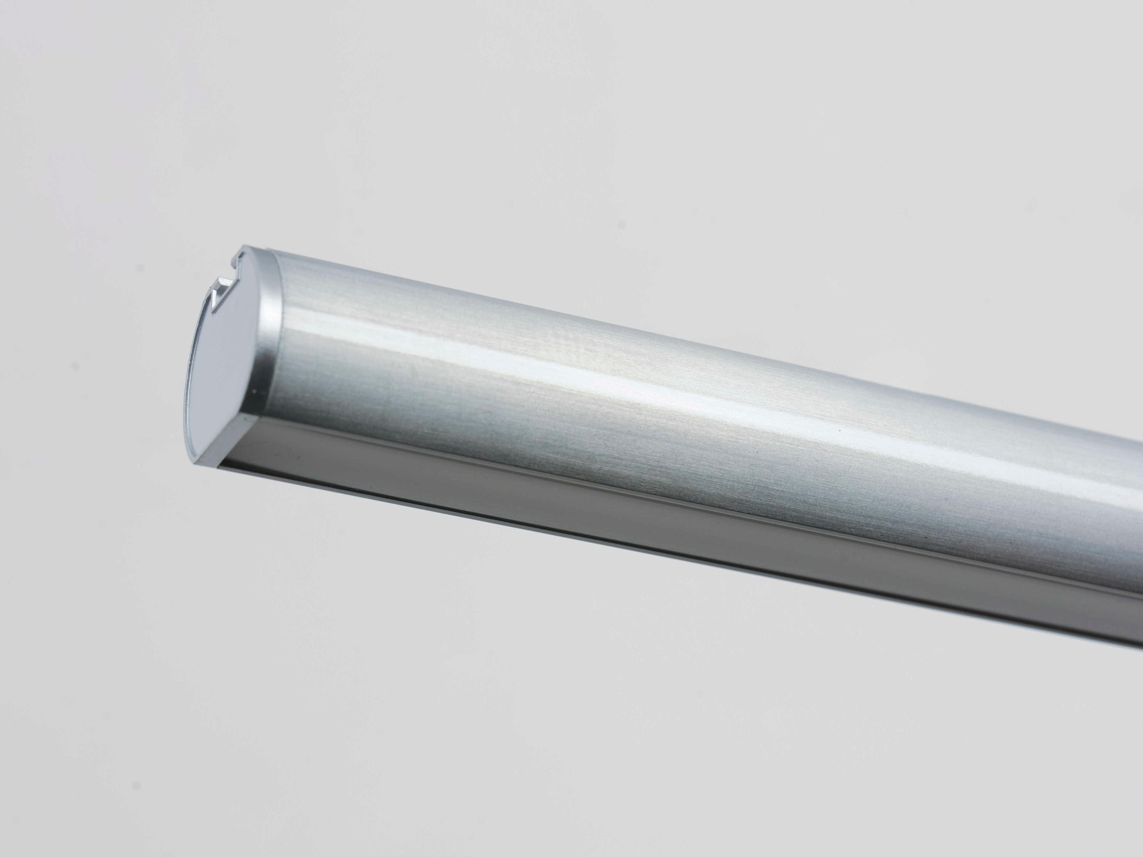 ET2 Continuum 1-Light Satin Aluminum Silver LED Linear Island Pendant