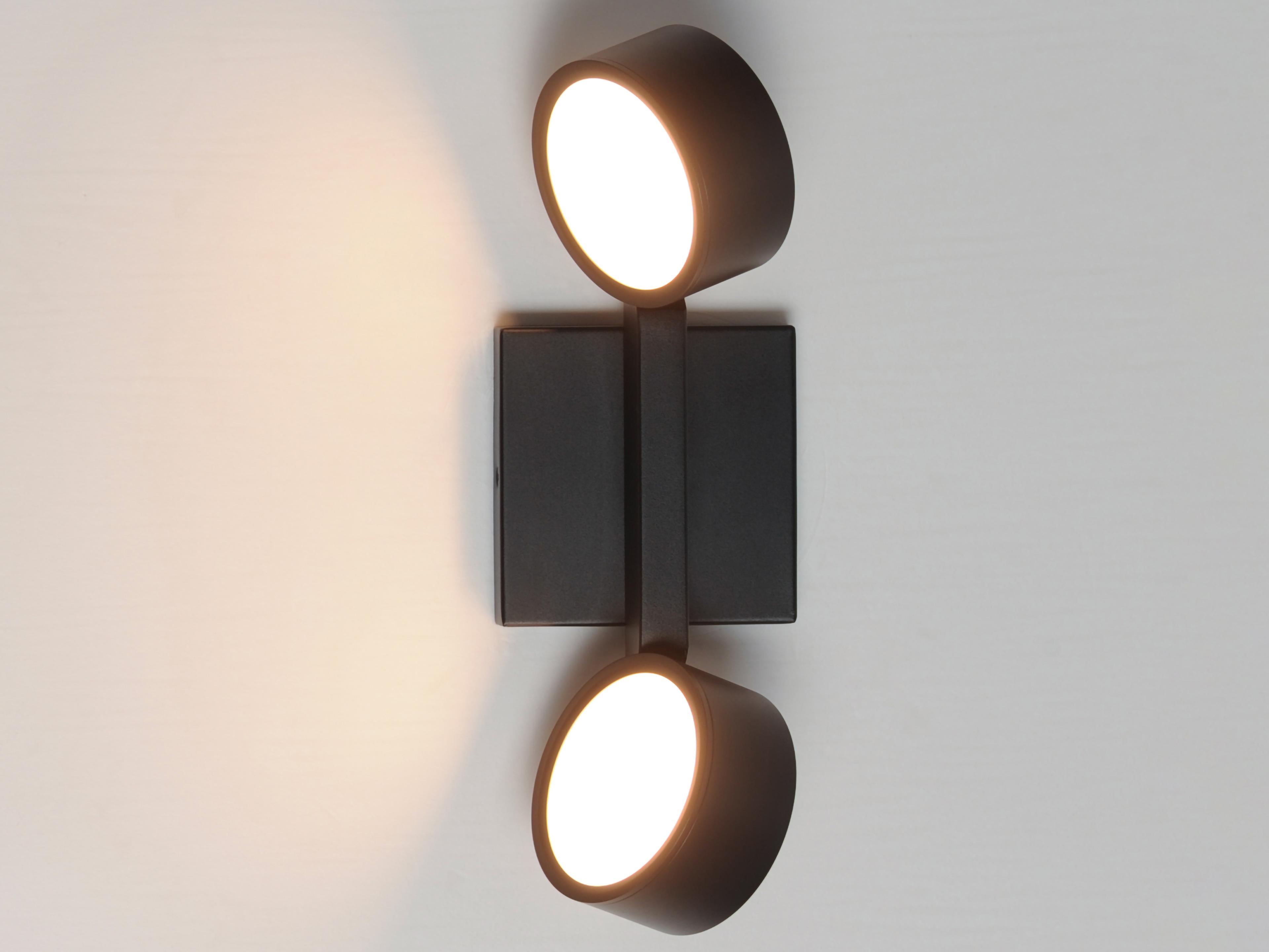 ET2 Embrace 2-Light Black Wall Sconce