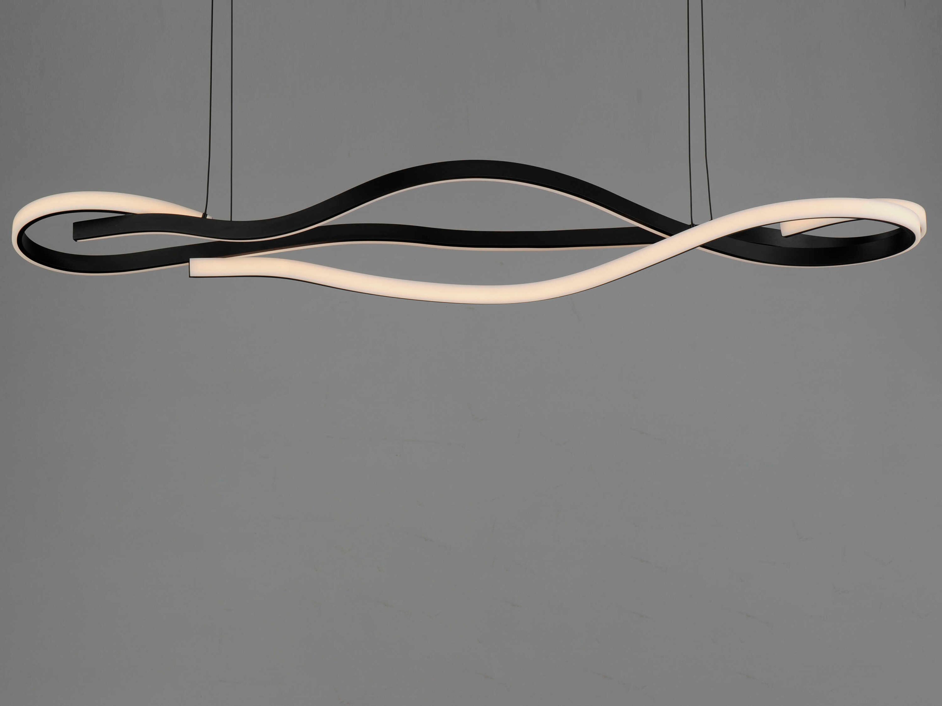 ET2 Serpentine 2-Light Black Island Pendant