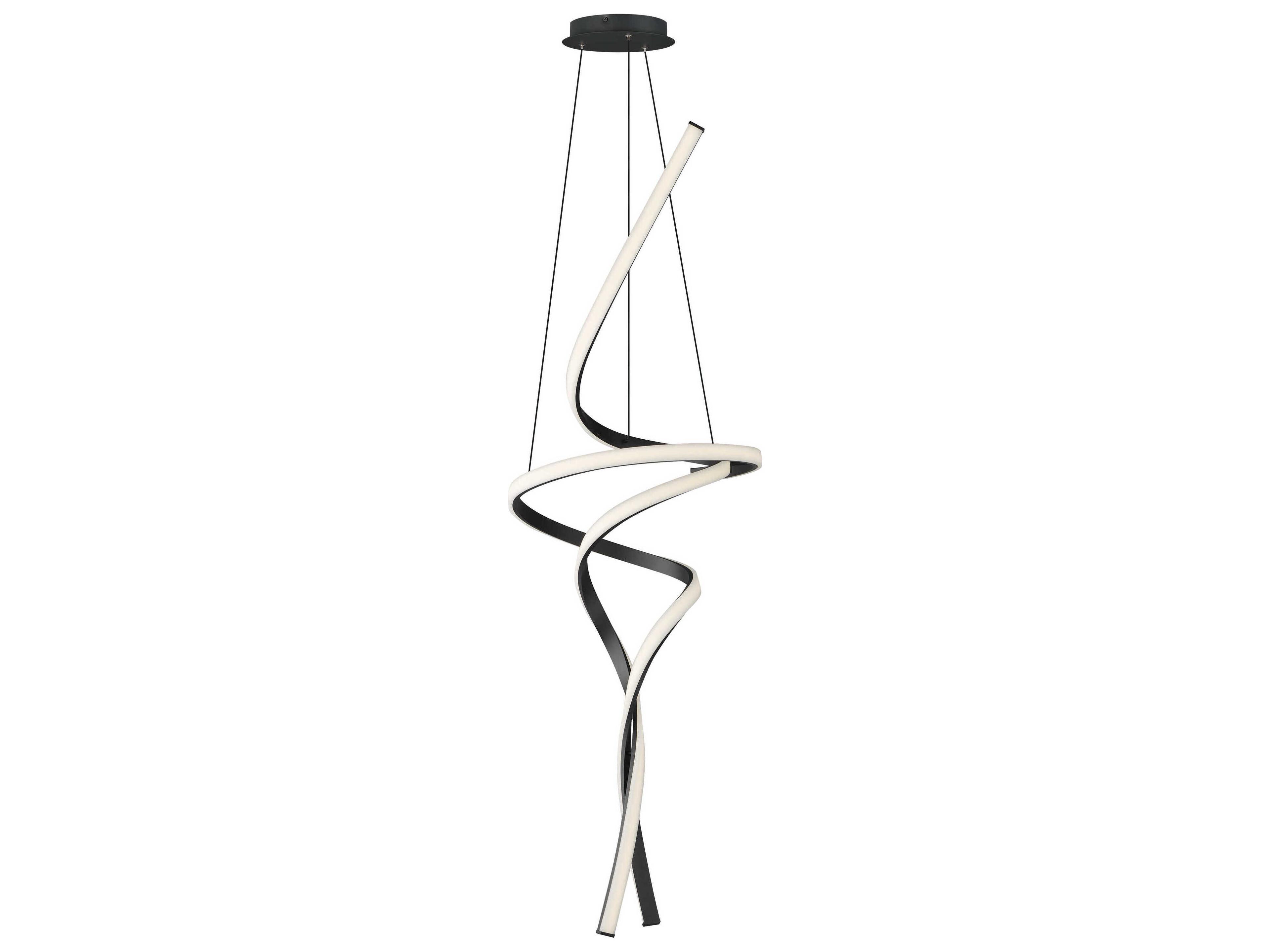 ET2 Serpentine 2-Light Black Pendant