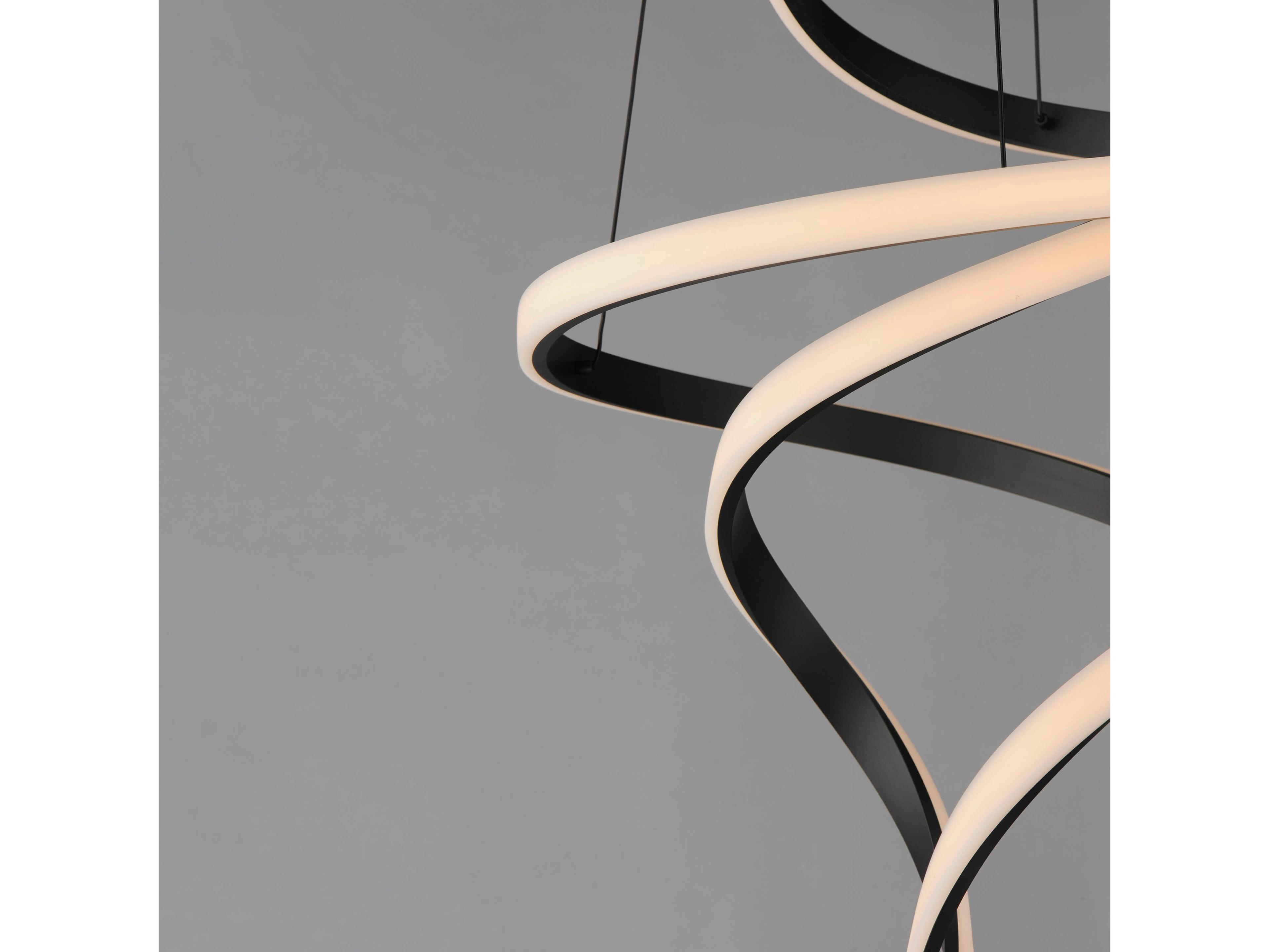 ET2 Serpentine 2-Light Black Pendant