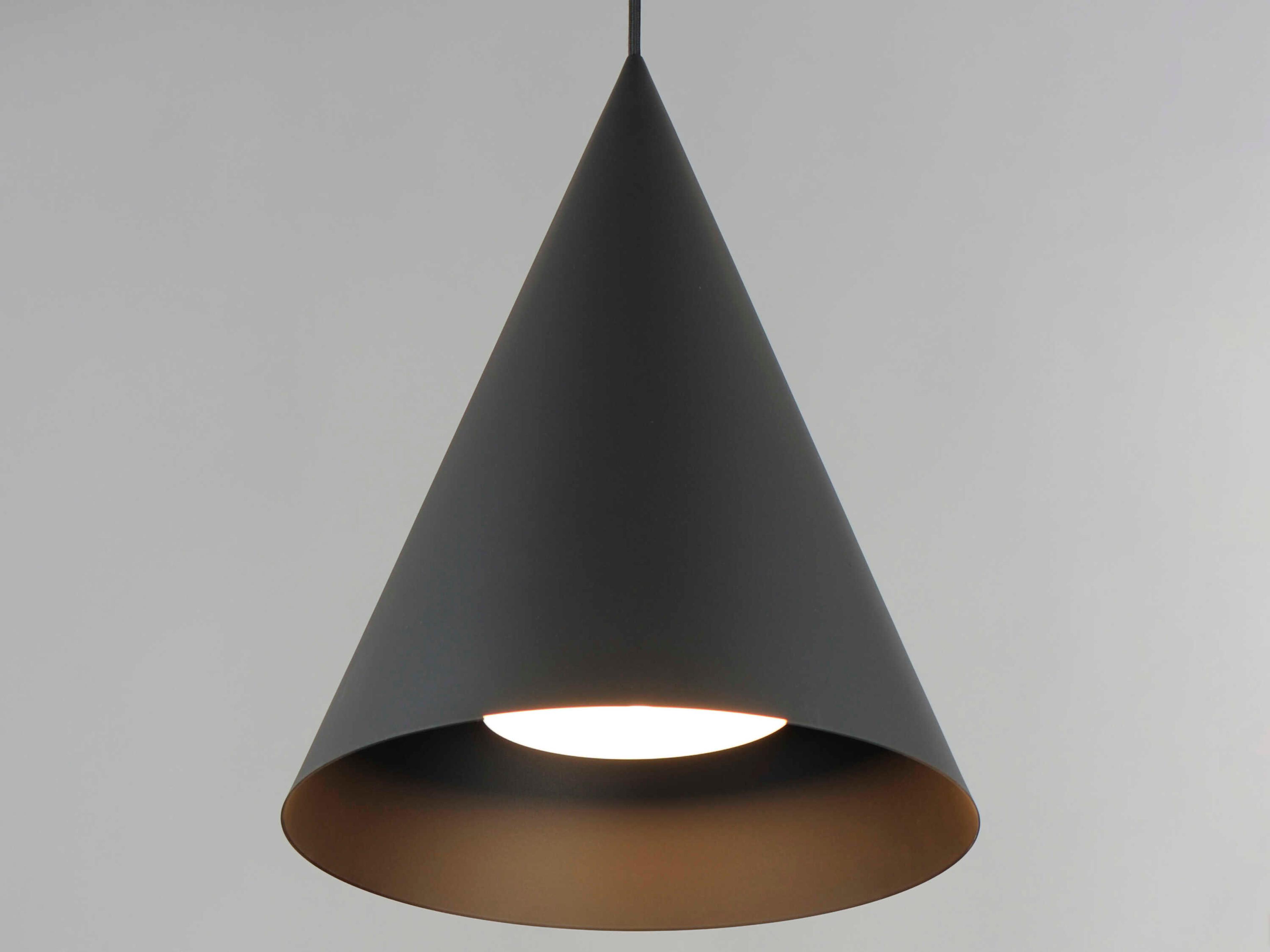 ET2 Pitch 1-Light Black LED Pendant