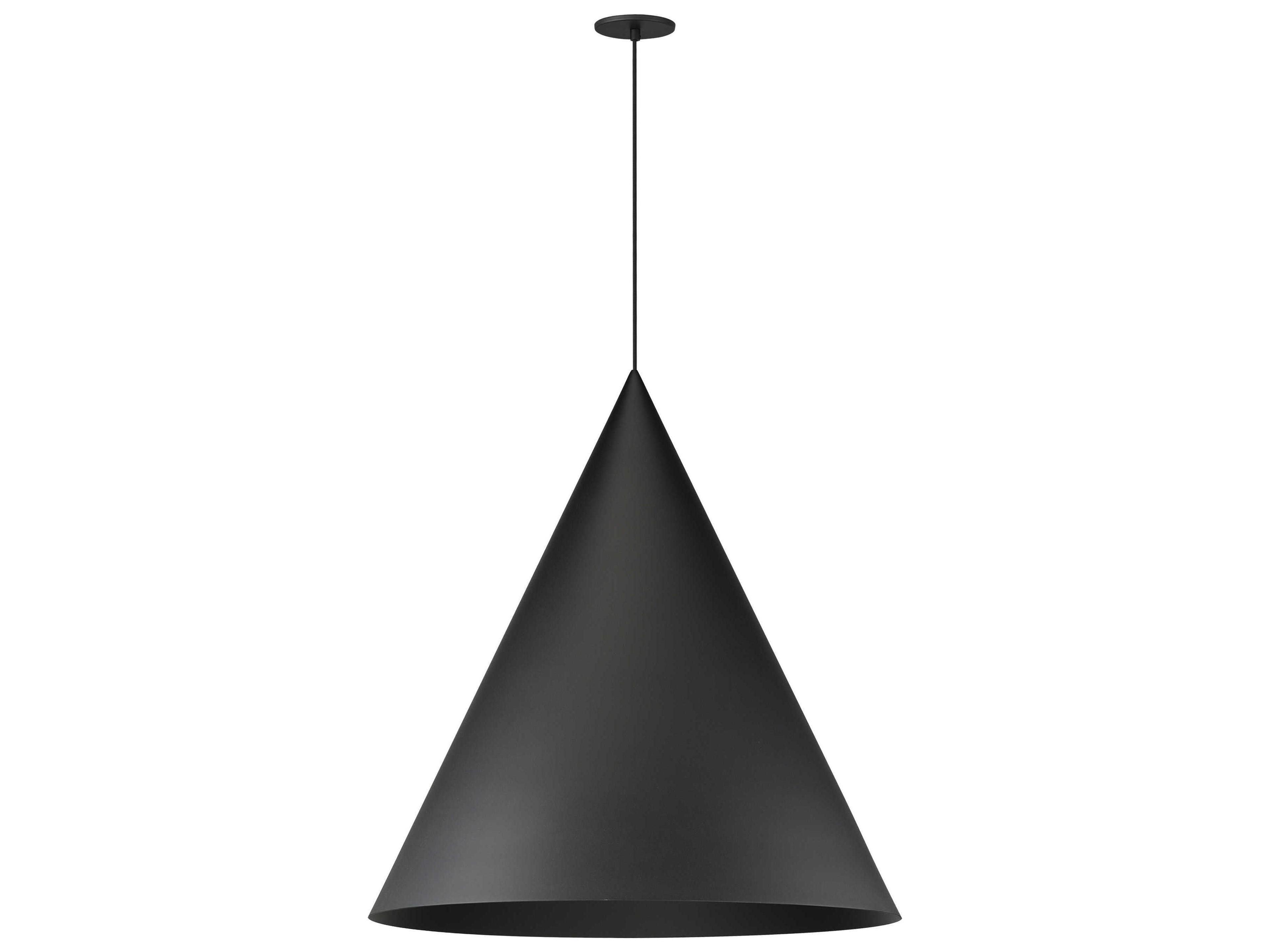 Pitch 1-Light Black Pendant