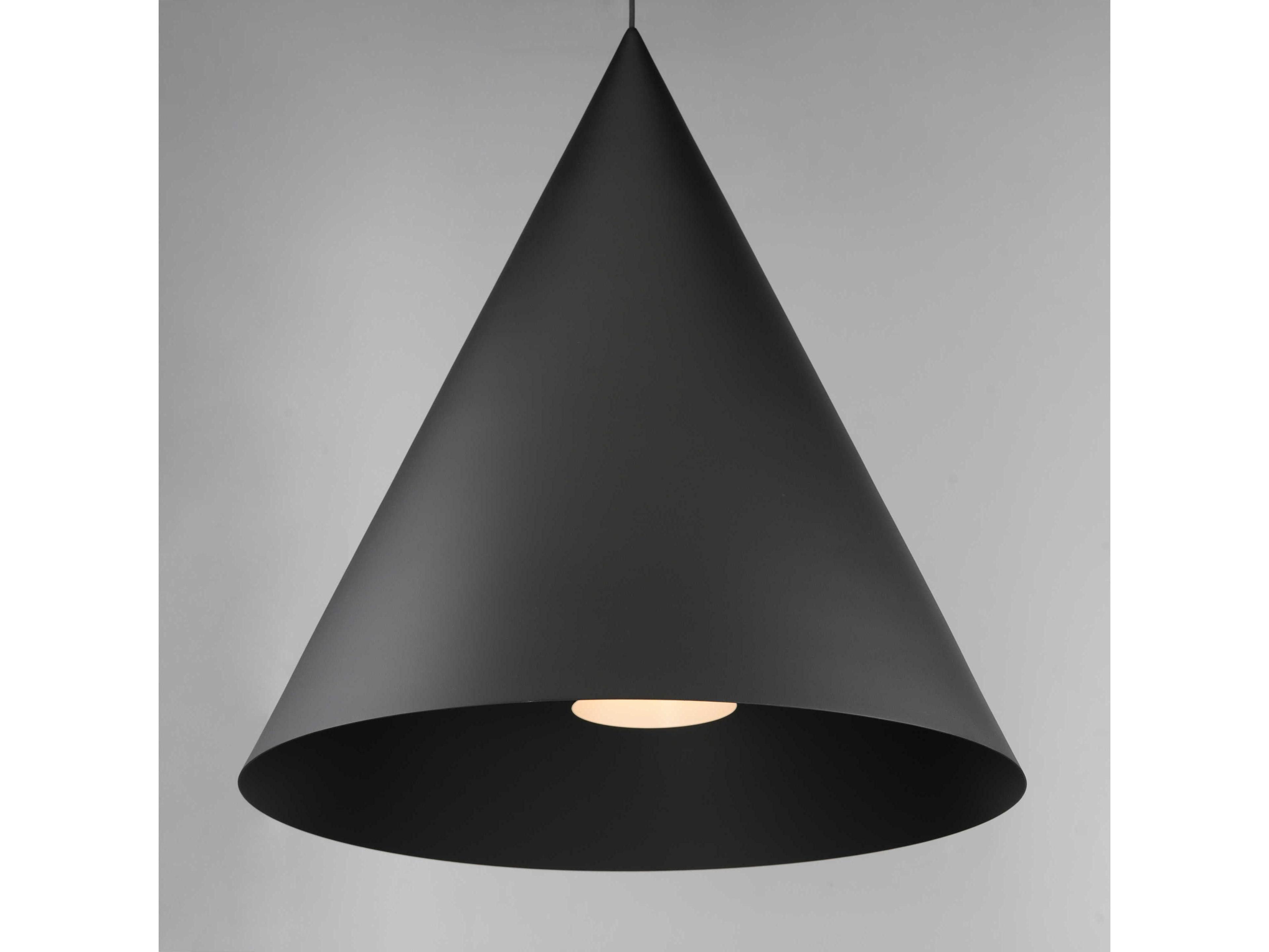 ET2 Pitch 1-Light Black Pendant