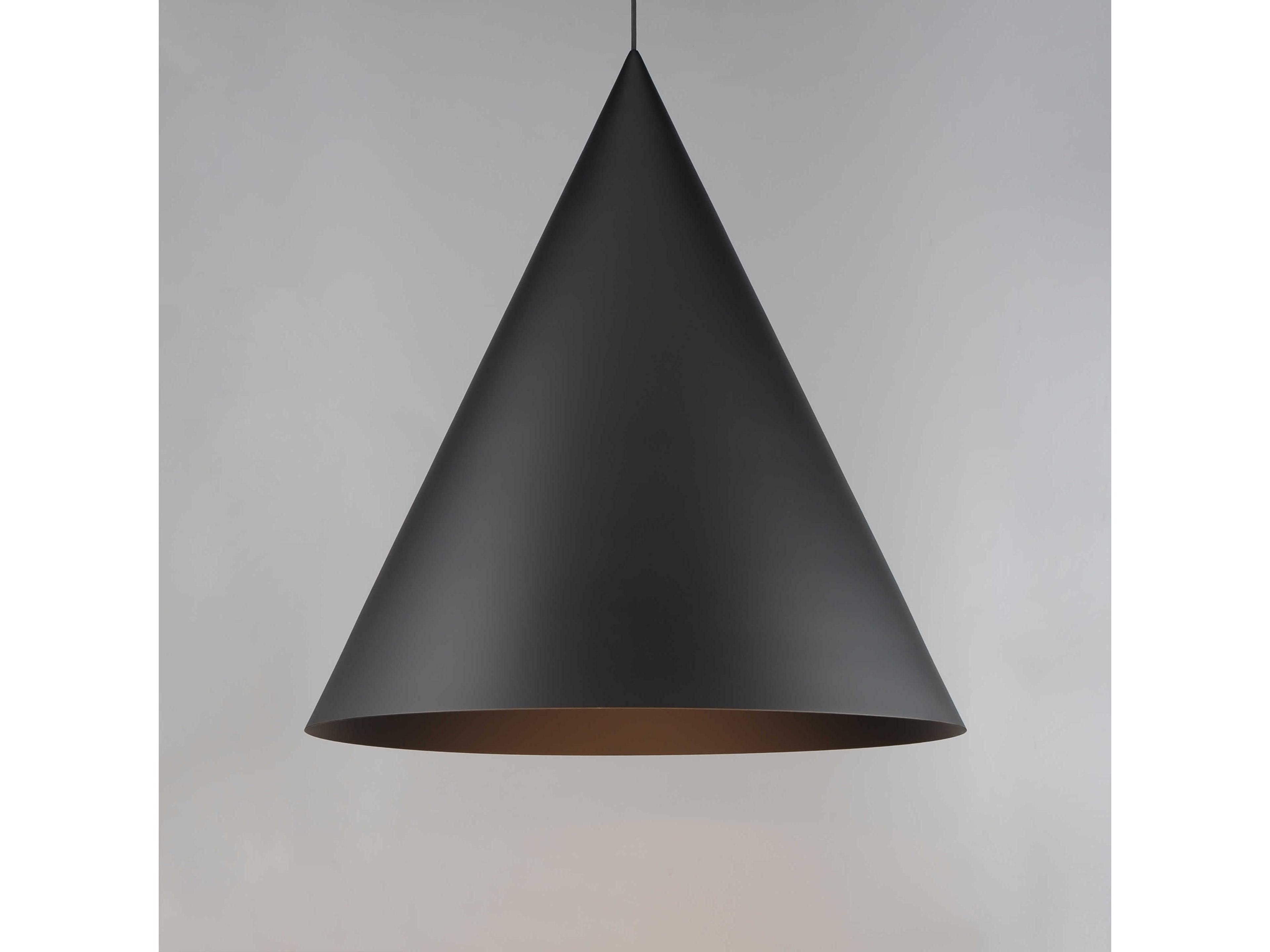 ET2 Pitch 1-Light Black Pendant