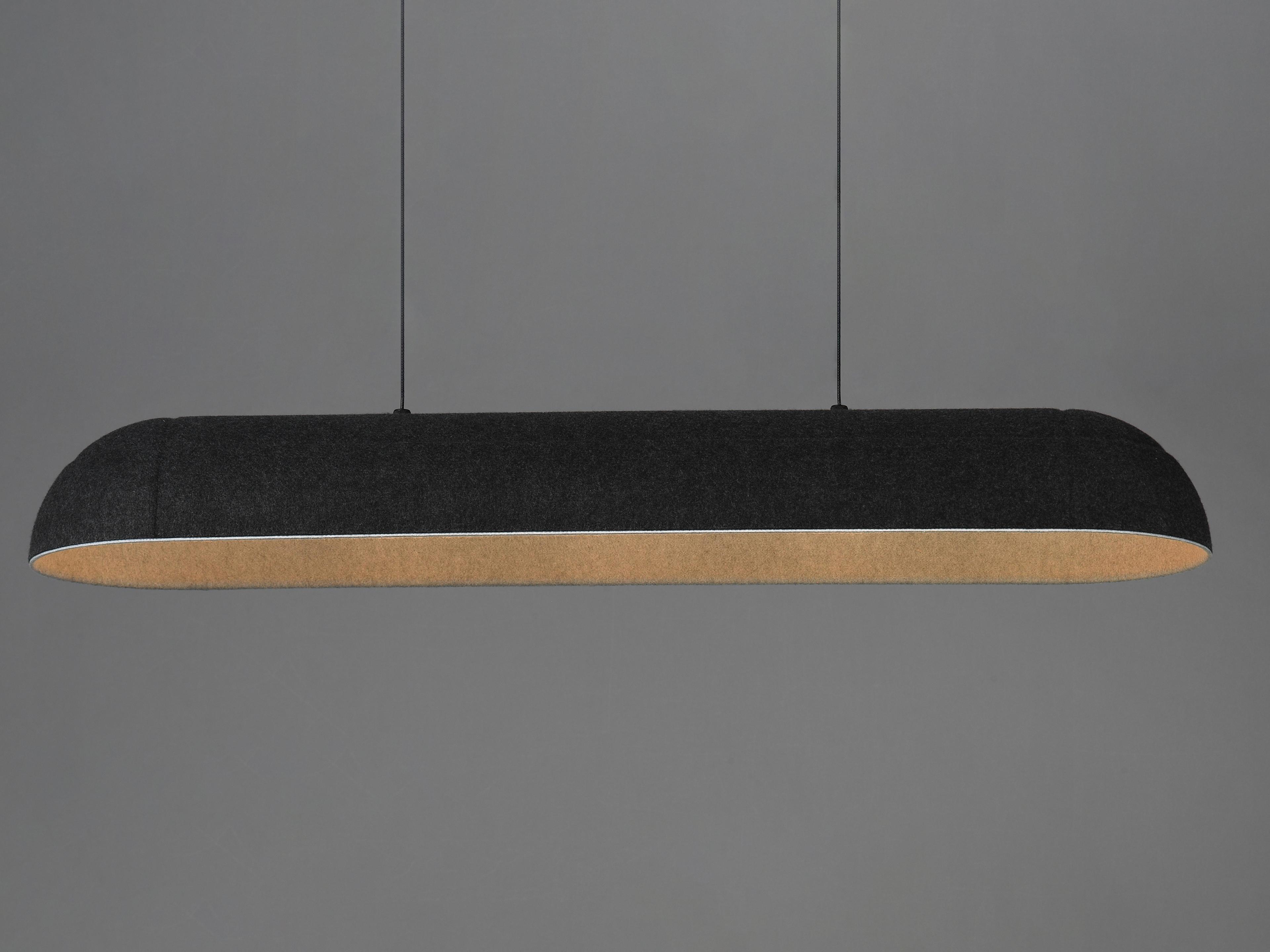 ET2 Wimbledon 1-Light Dark Gray Black Linear Island Pendant