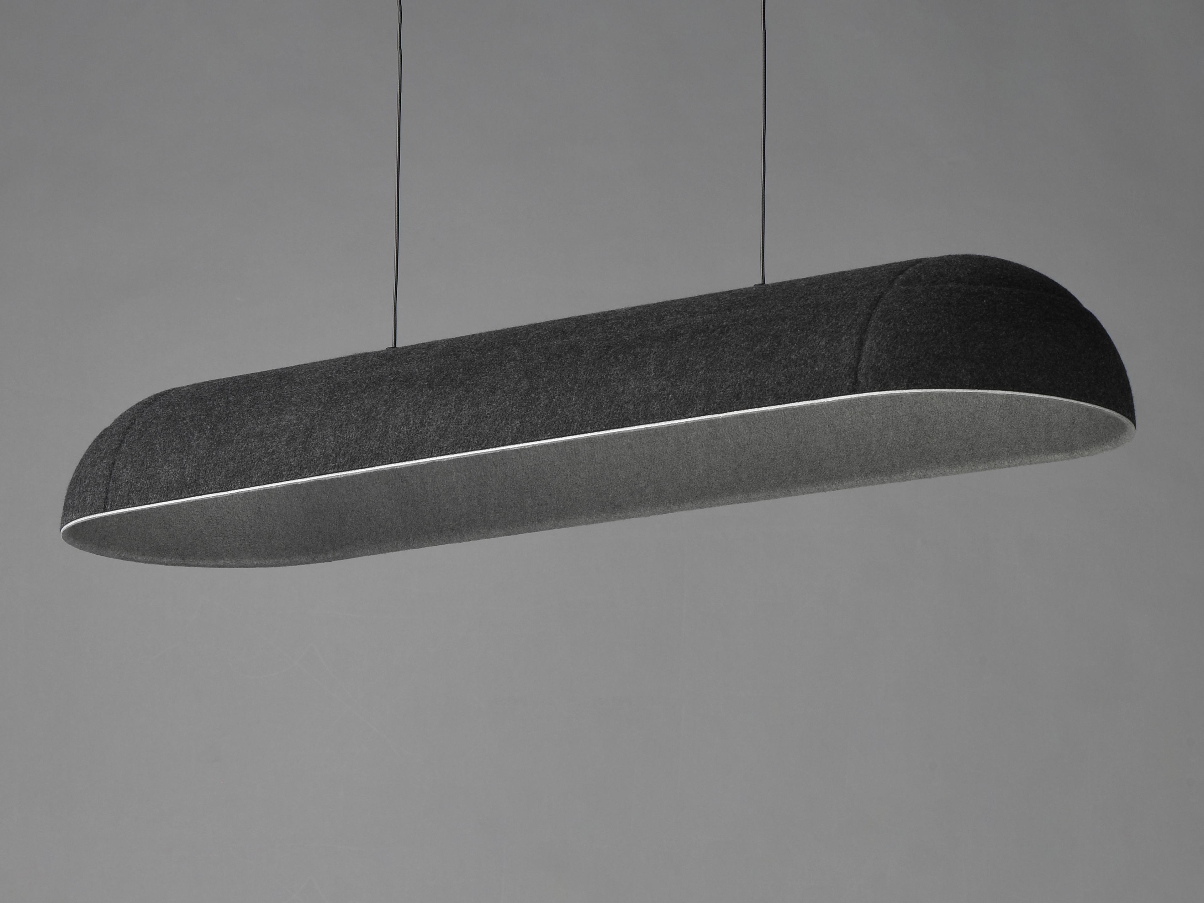 ET2 Wimbledon 1-Light Dark Gray Black Linear Island Pendant