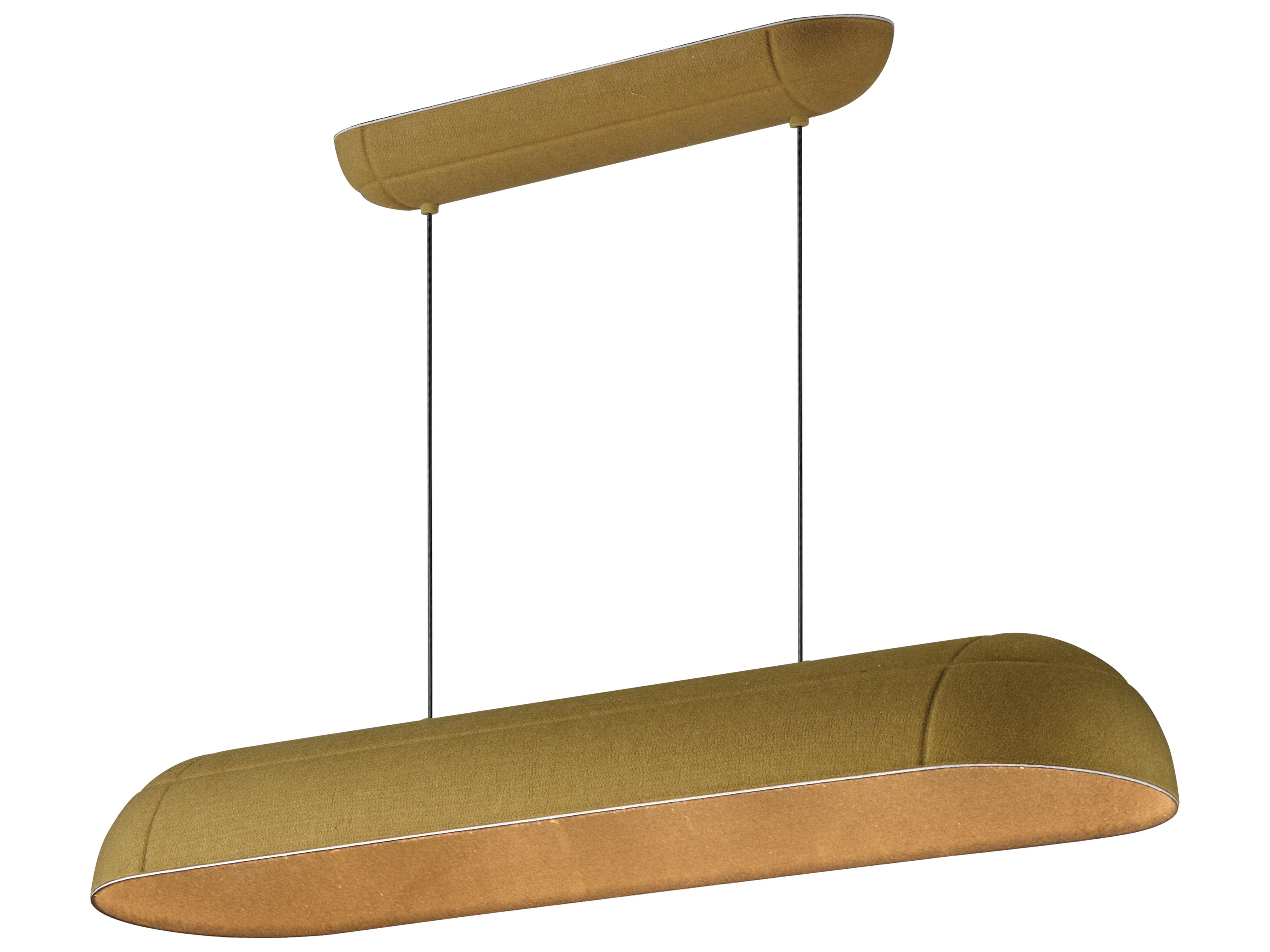 Wimbledon 1-Light Olive Green Linear Island Pendant