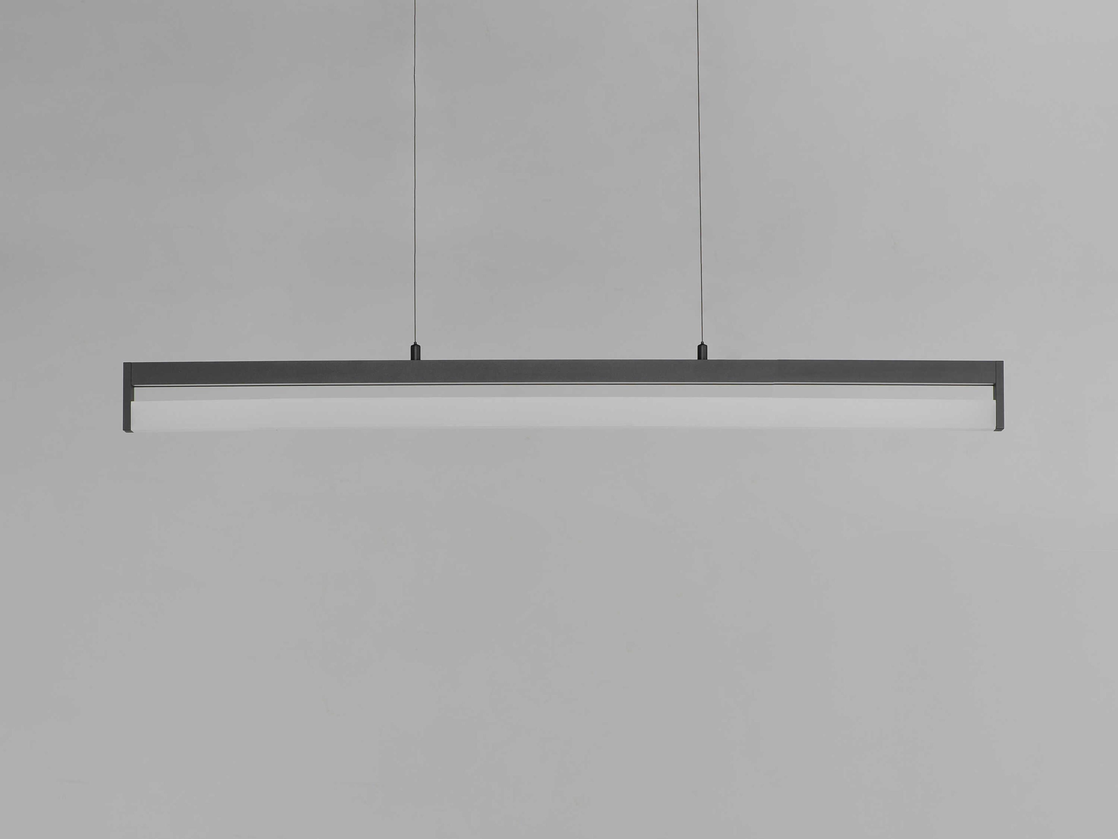 ET2 Crossbar 1-Light Black Linear Island Pendant