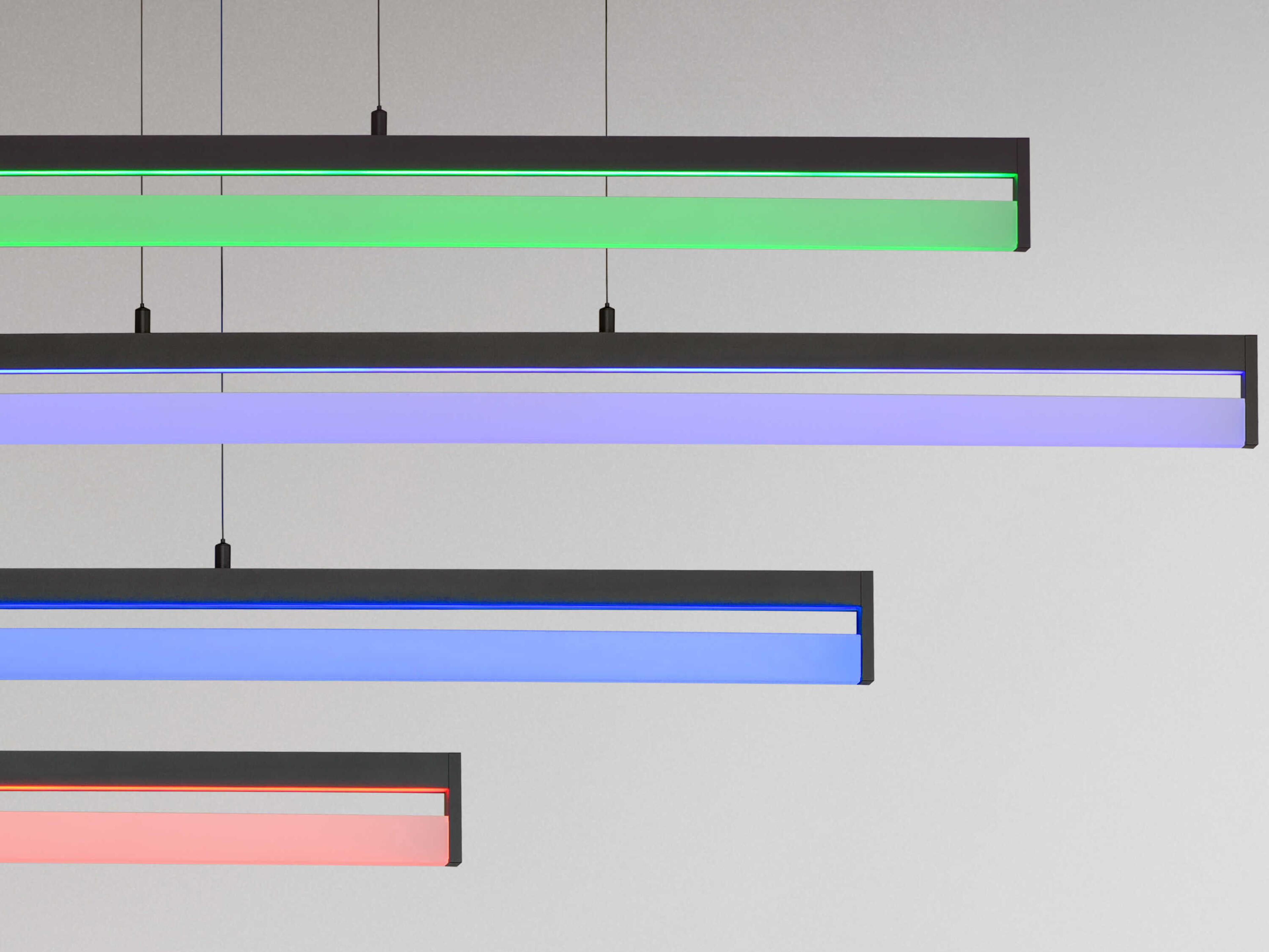 ET2 Crossbar 1-Light Black Linear Island Pendant