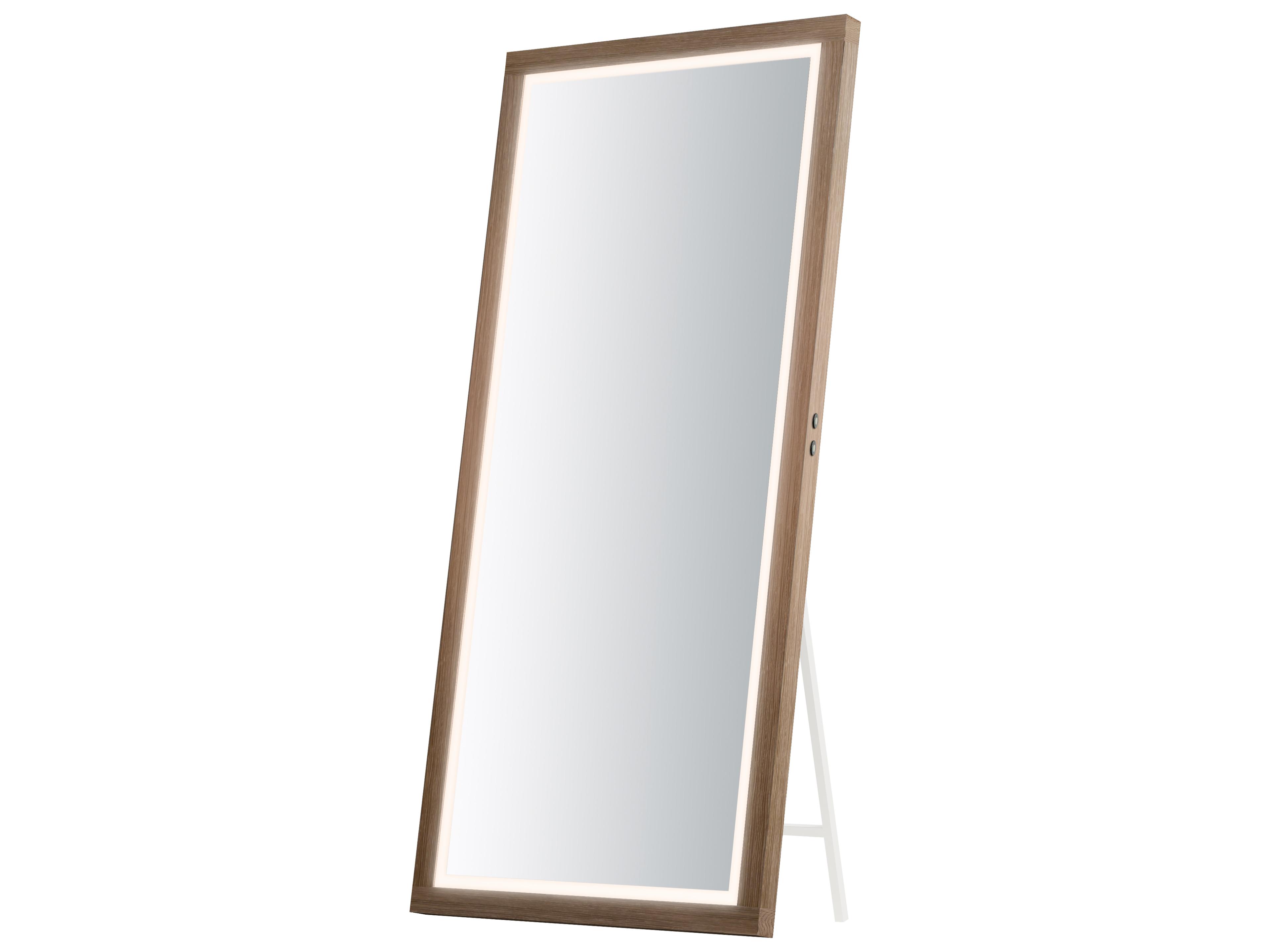 Sawyer Oak Rectangular Floor Mirror