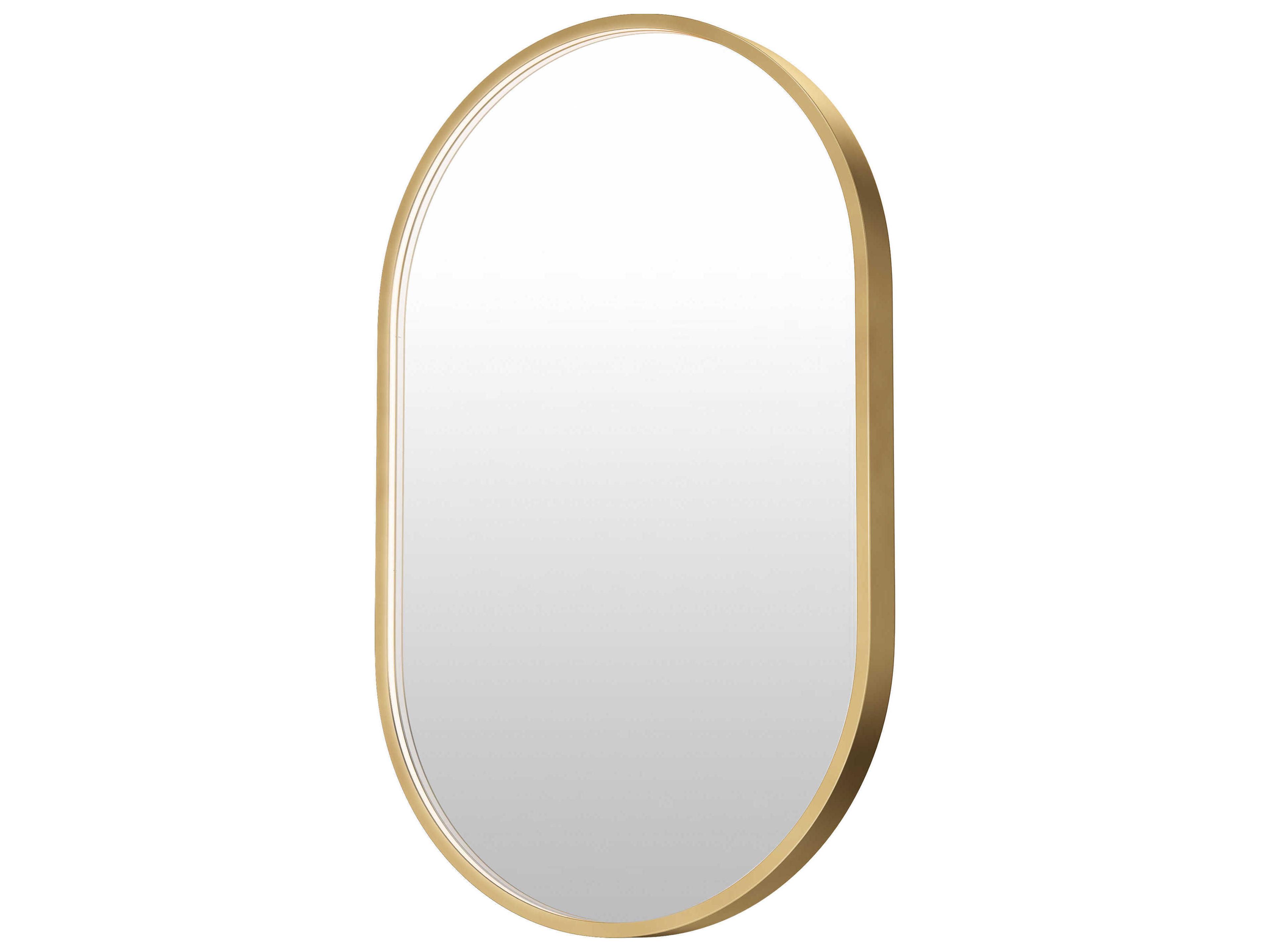 Elisse Gold Oval Wall Mirror