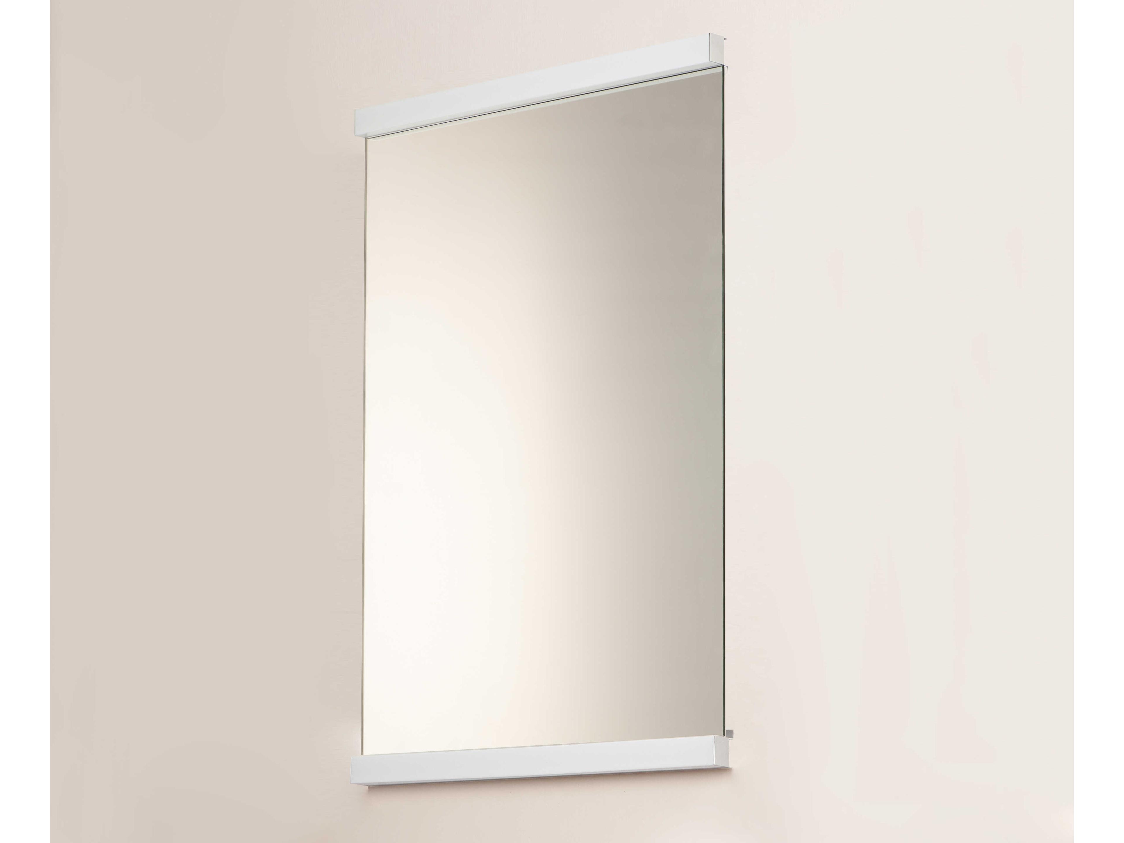 ET2 Luminance Polished Chrome LED Rectangular Wall Mirror