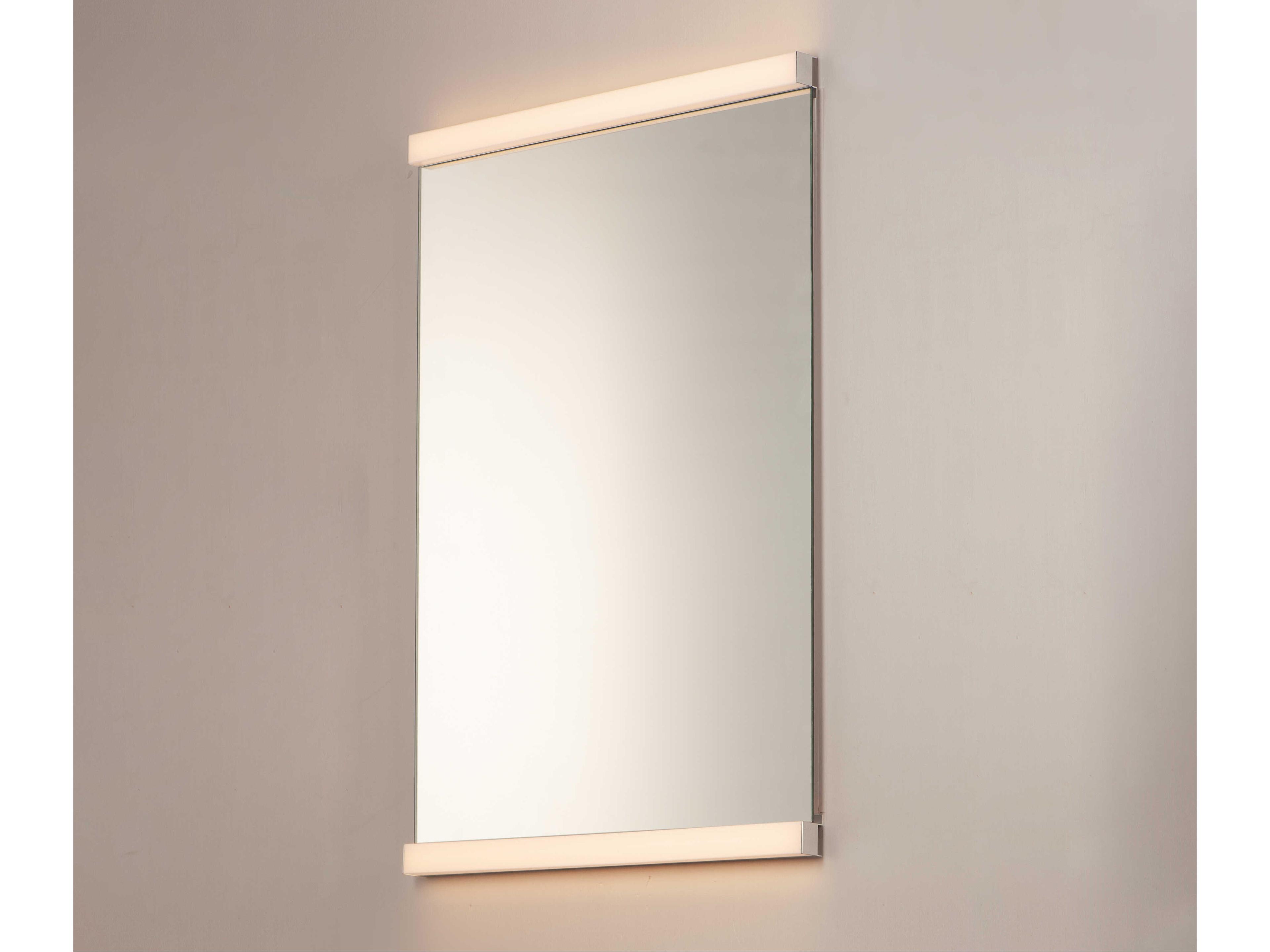 ET2 Luminance Polished Chrome LED Rectangular Wall Mirror