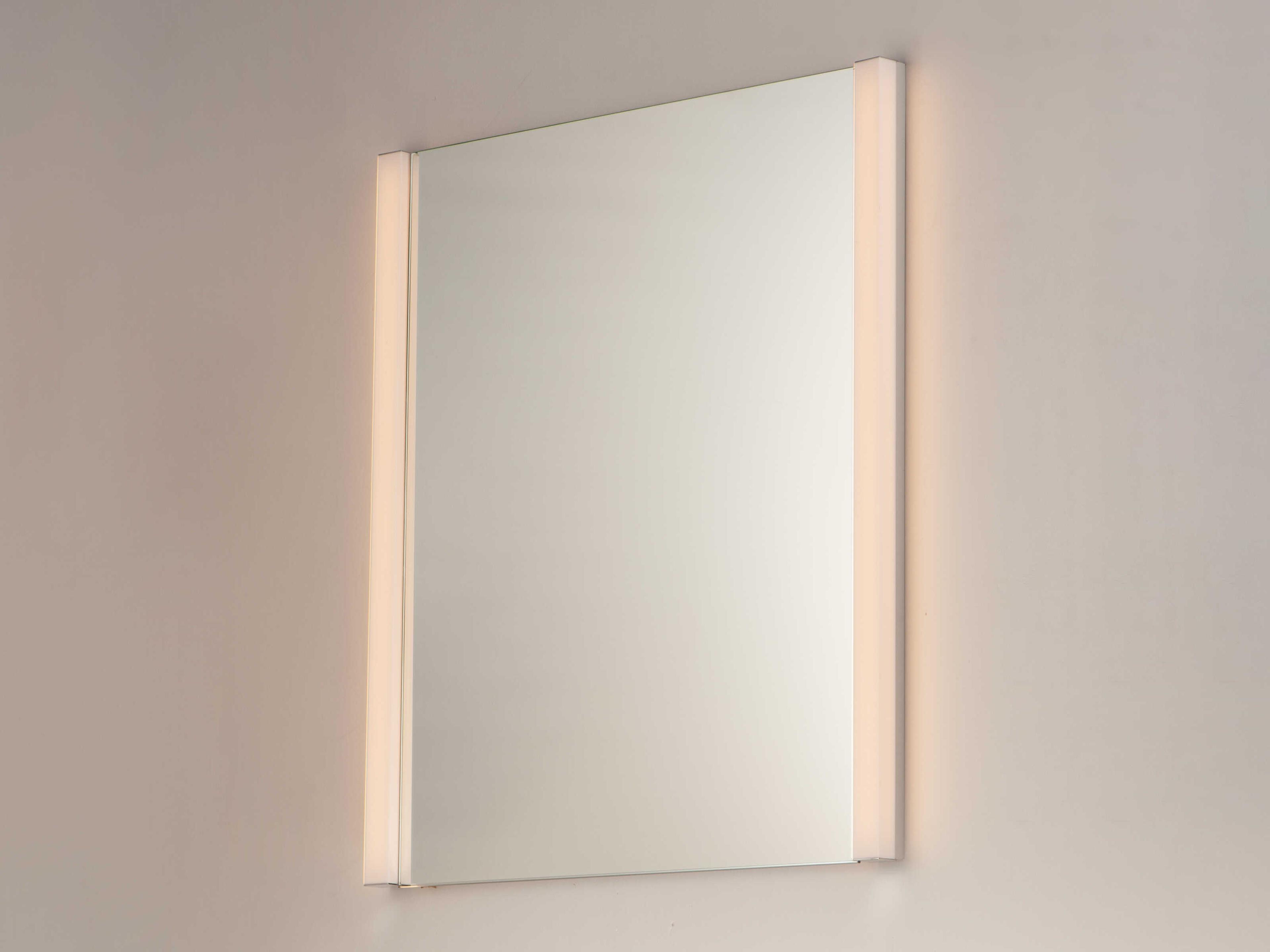 ET2 Luminance Polished Chrome LED Rectangular Wall Mirror