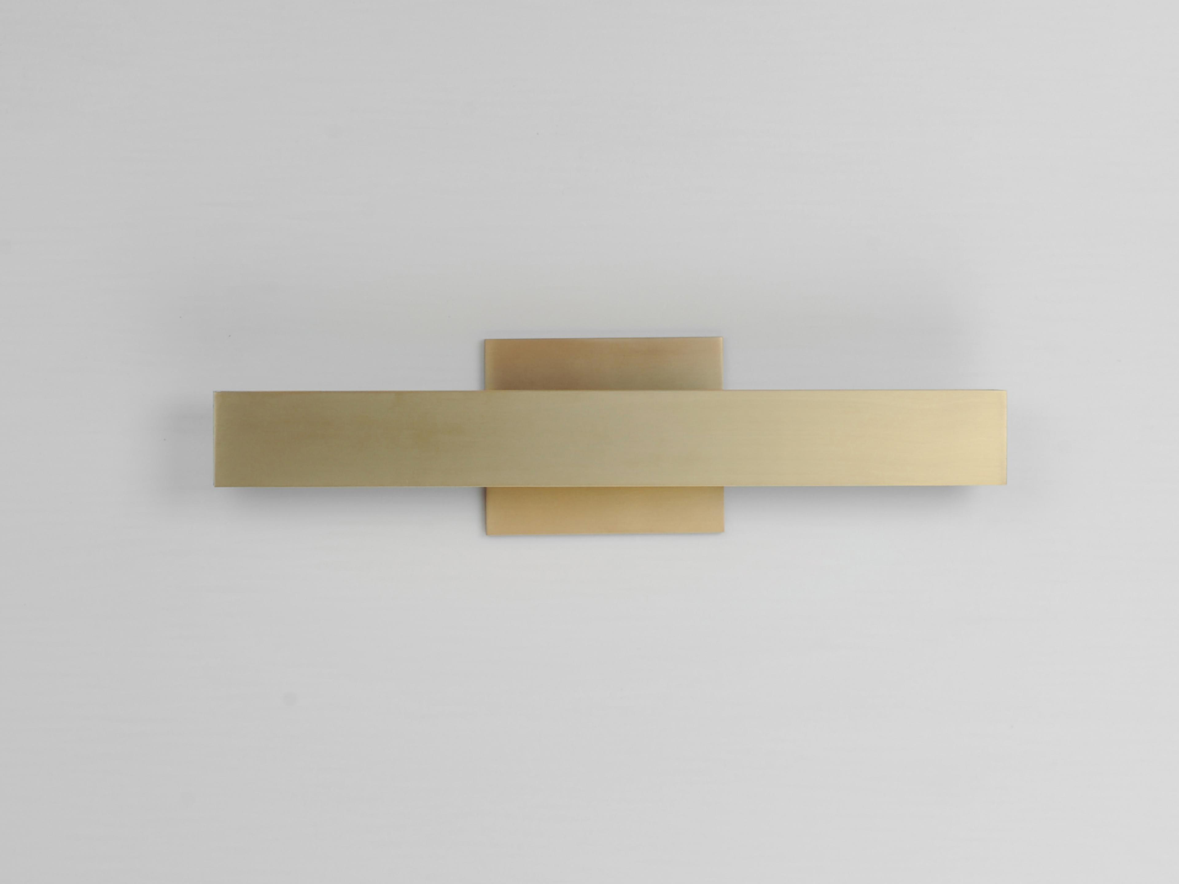 ET2 Alumilux 2-Light Satin Brass Vanity Light